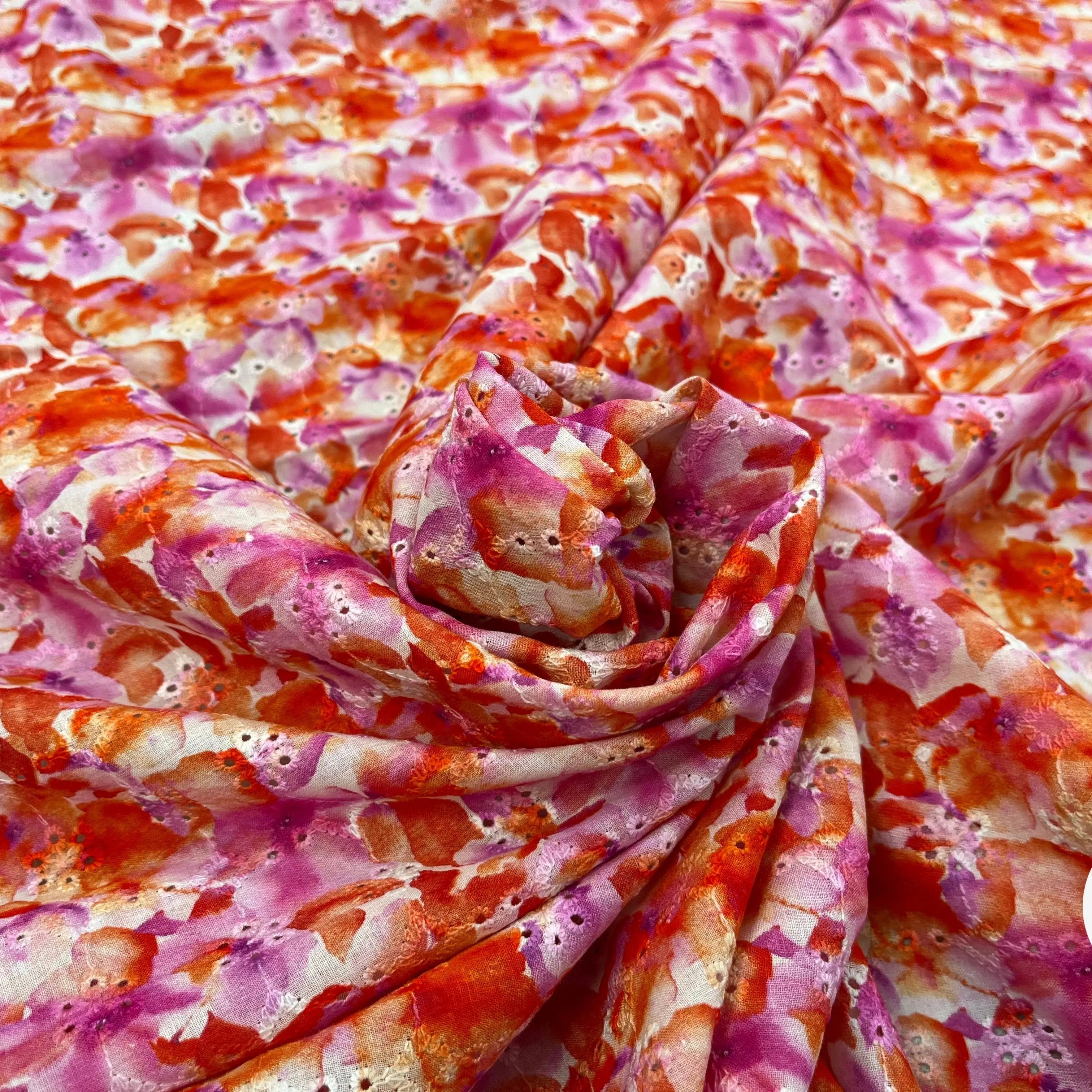 BRODERIE COTON BRODÉ DIGITAL FLOWER ROUGE - My Little Coupon