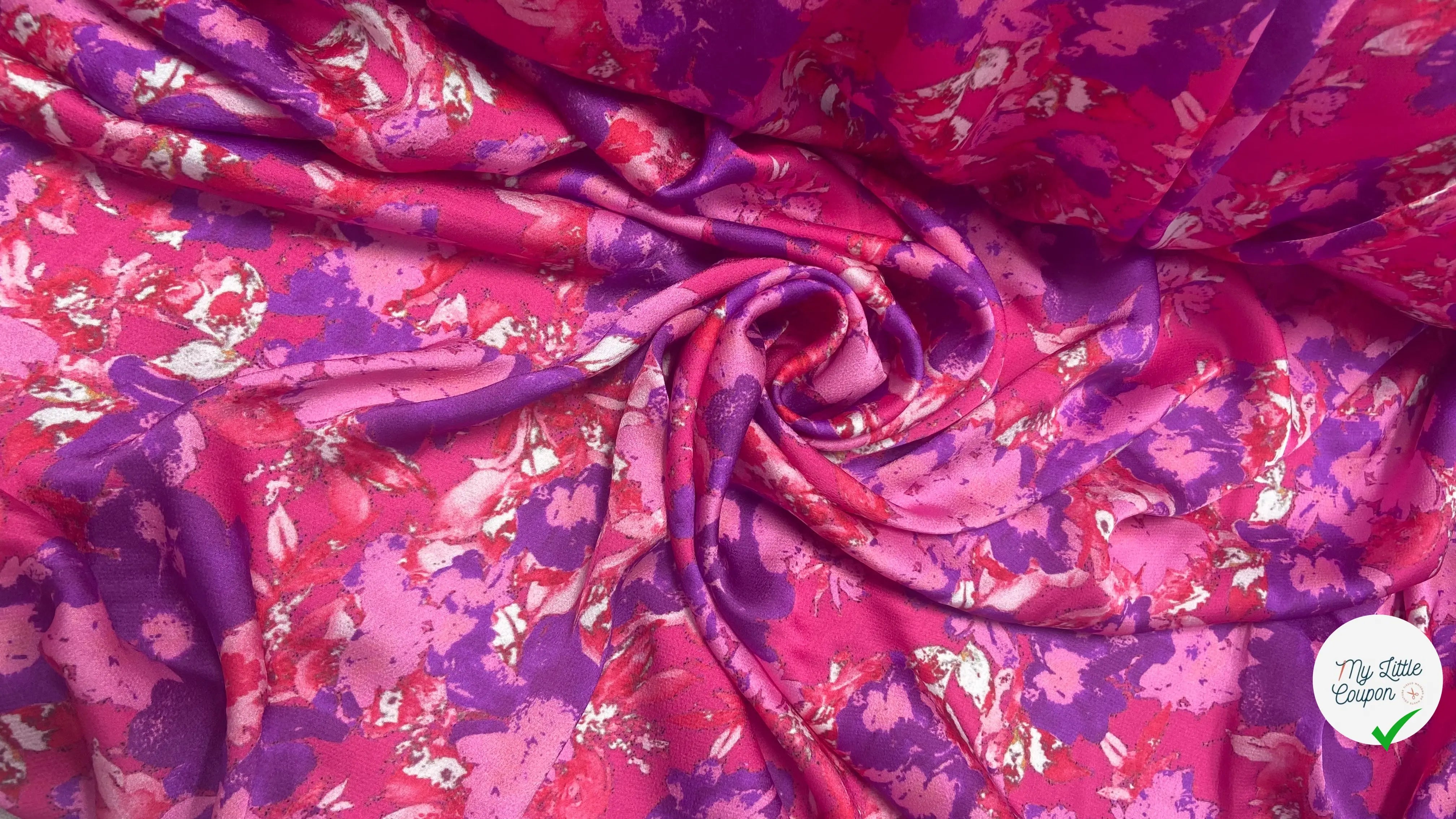 BUBBLE CREPE PINK & RED SUGAR - My Little Coupon