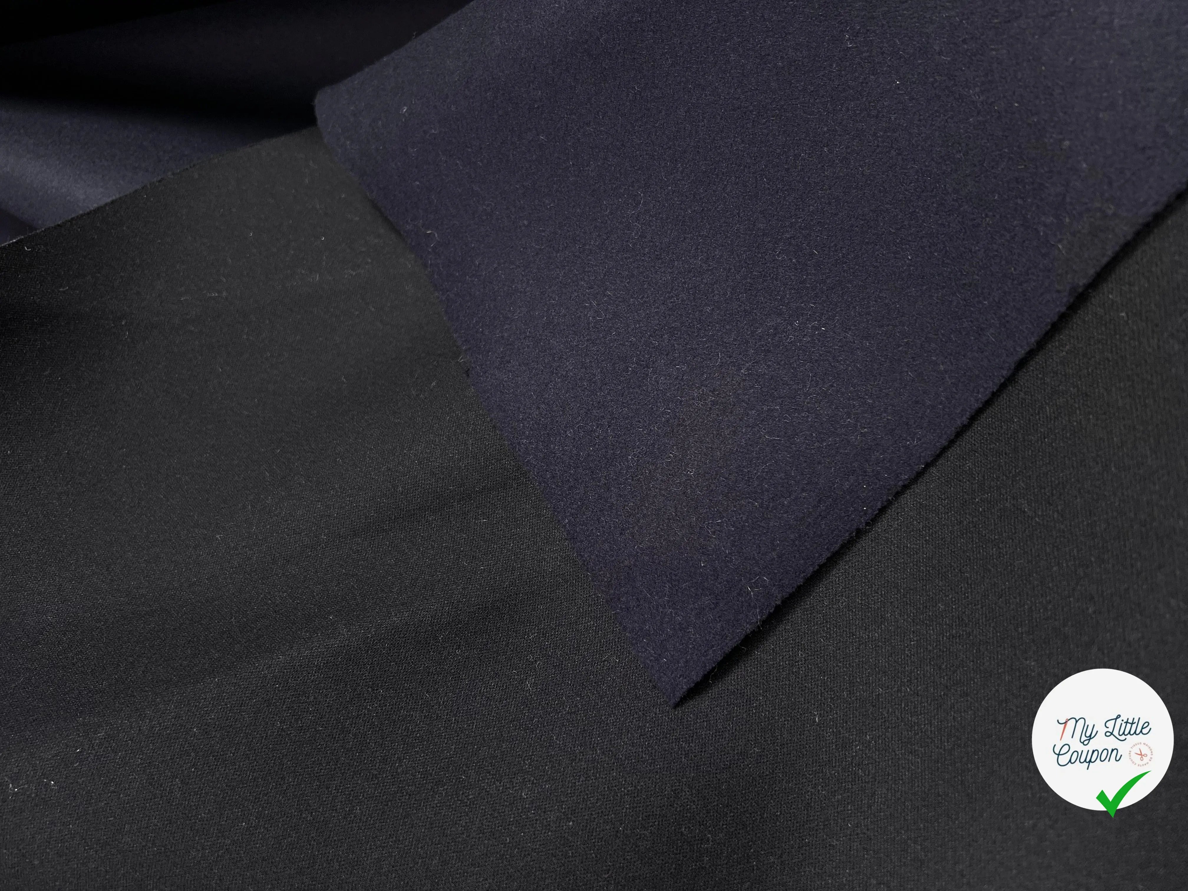CABAN CONTRECOLLĂ ASPECT NEORPRENE BLACK - My Little Coupon - tissu - coudre