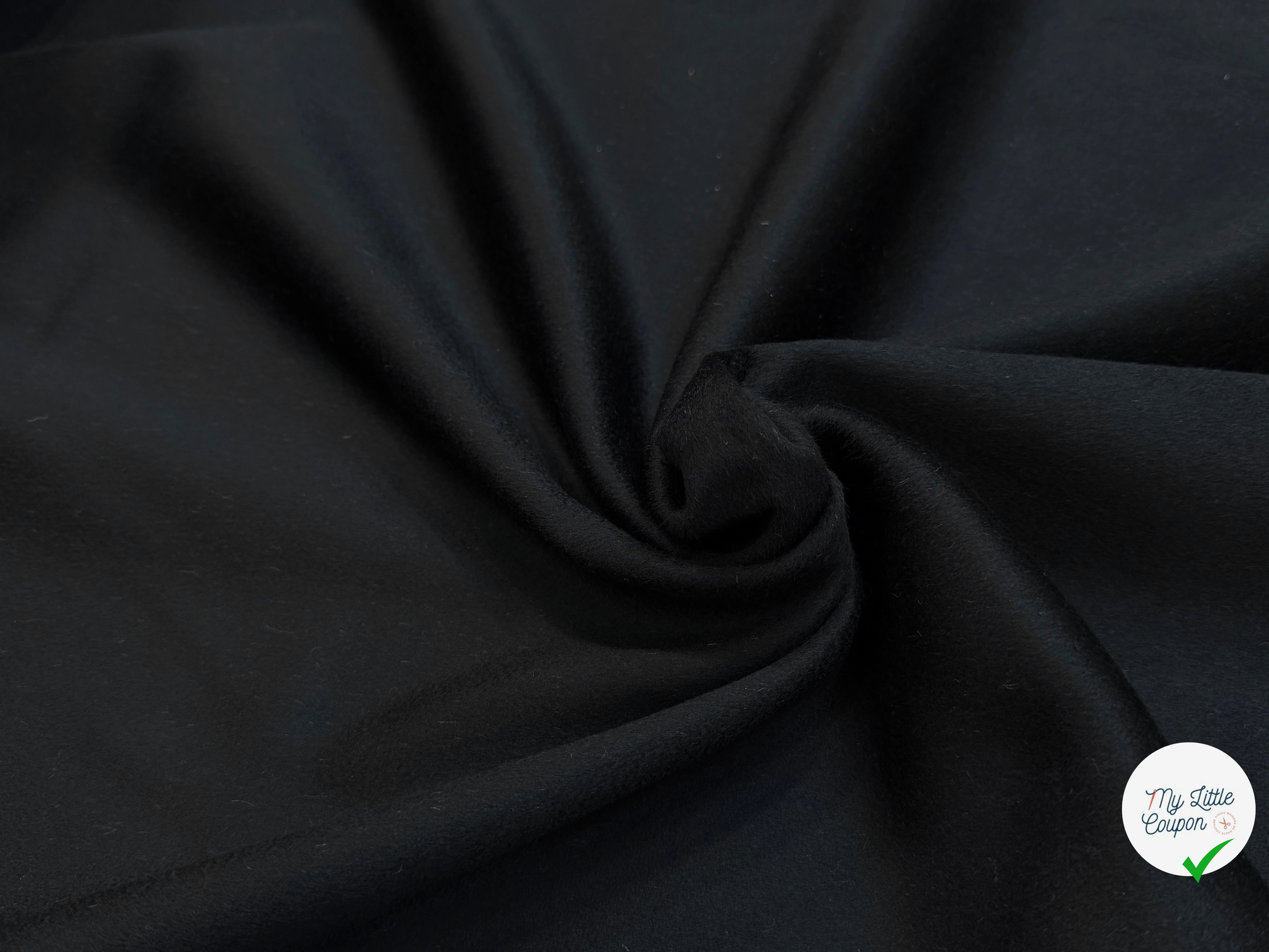 CABAN DE LAINE BEAU TOUCHER NOIR - My Little Coupon
