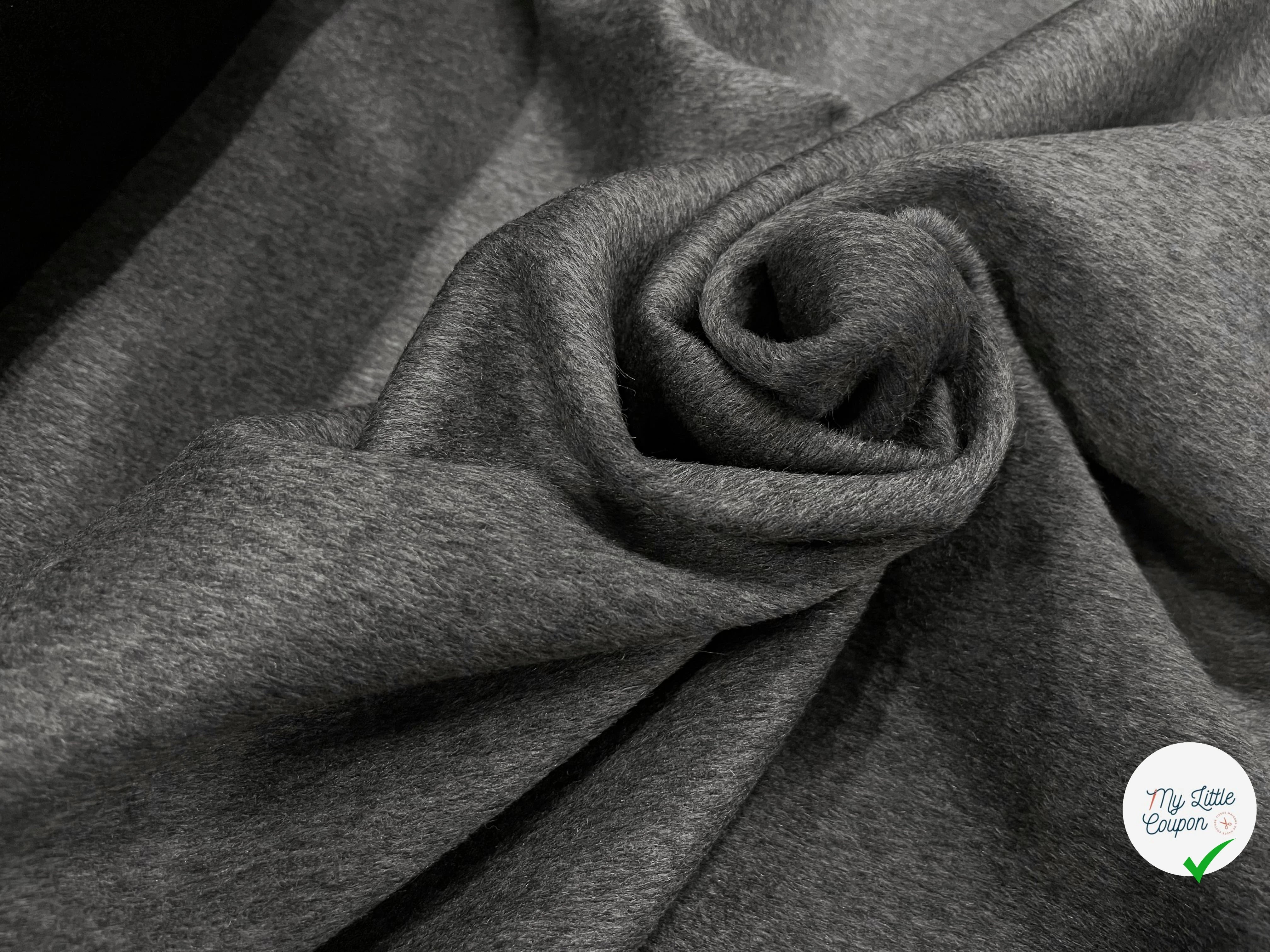 CABAN DE LAINE CACHEMIRE FACE NOIR ET FACE GRIS - My Little Coupon