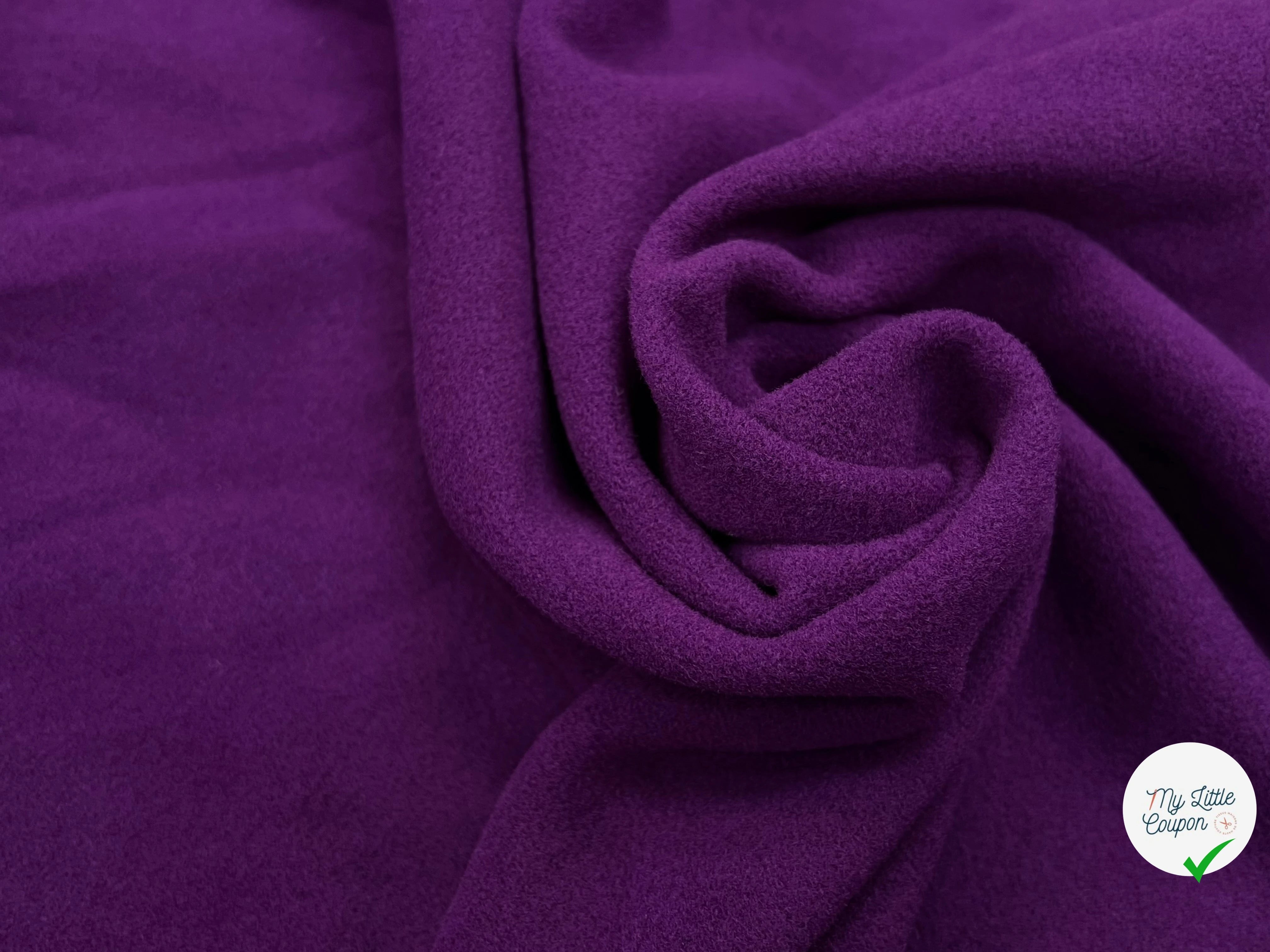 CABAN DE LAINE CHIC VIOLET 100% LAINE 150CM - My Little Coupon