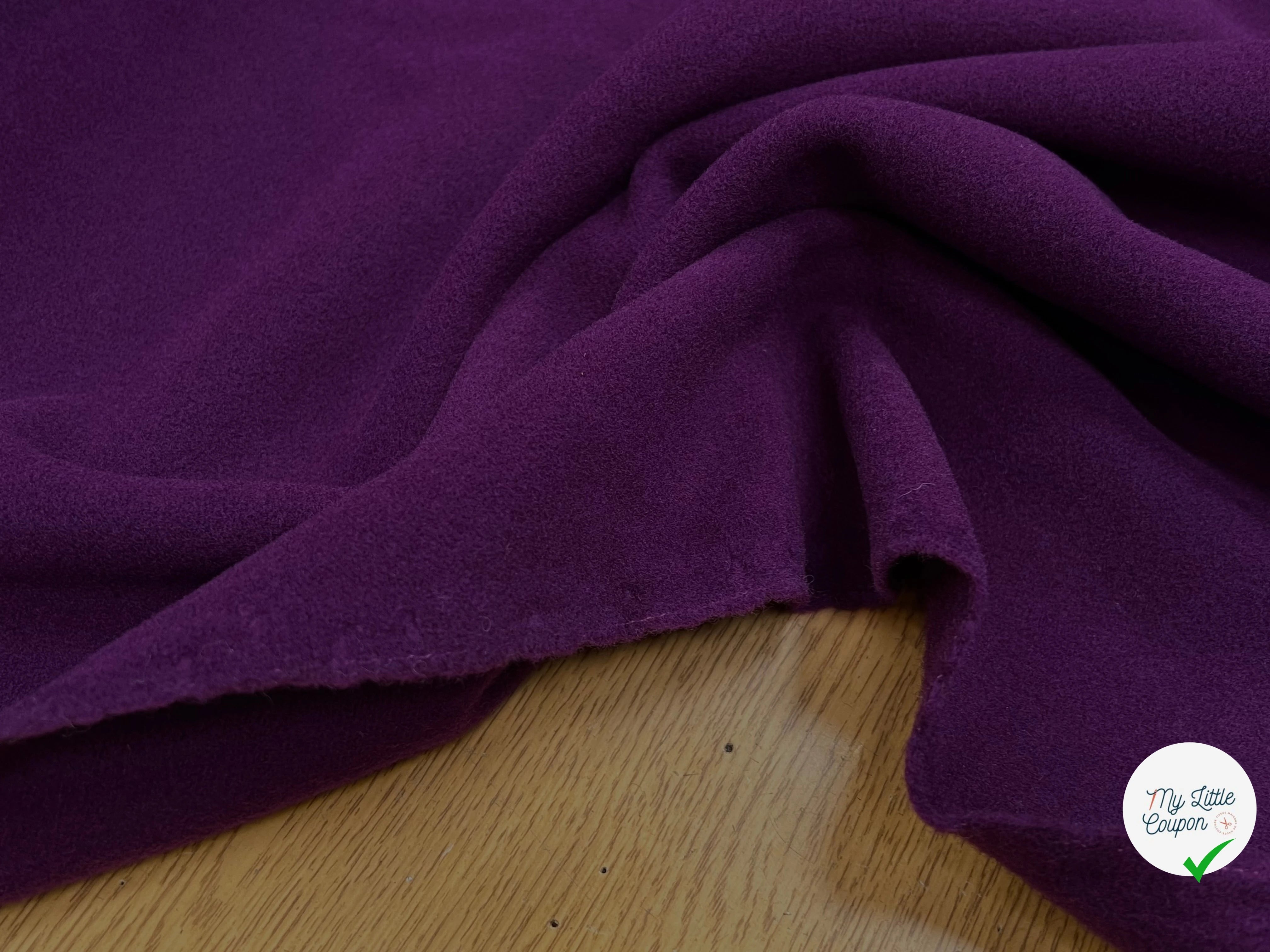 CABAN DE LAINE CHIC VIOLET 100% LAINE 150CM - My Little Coupon