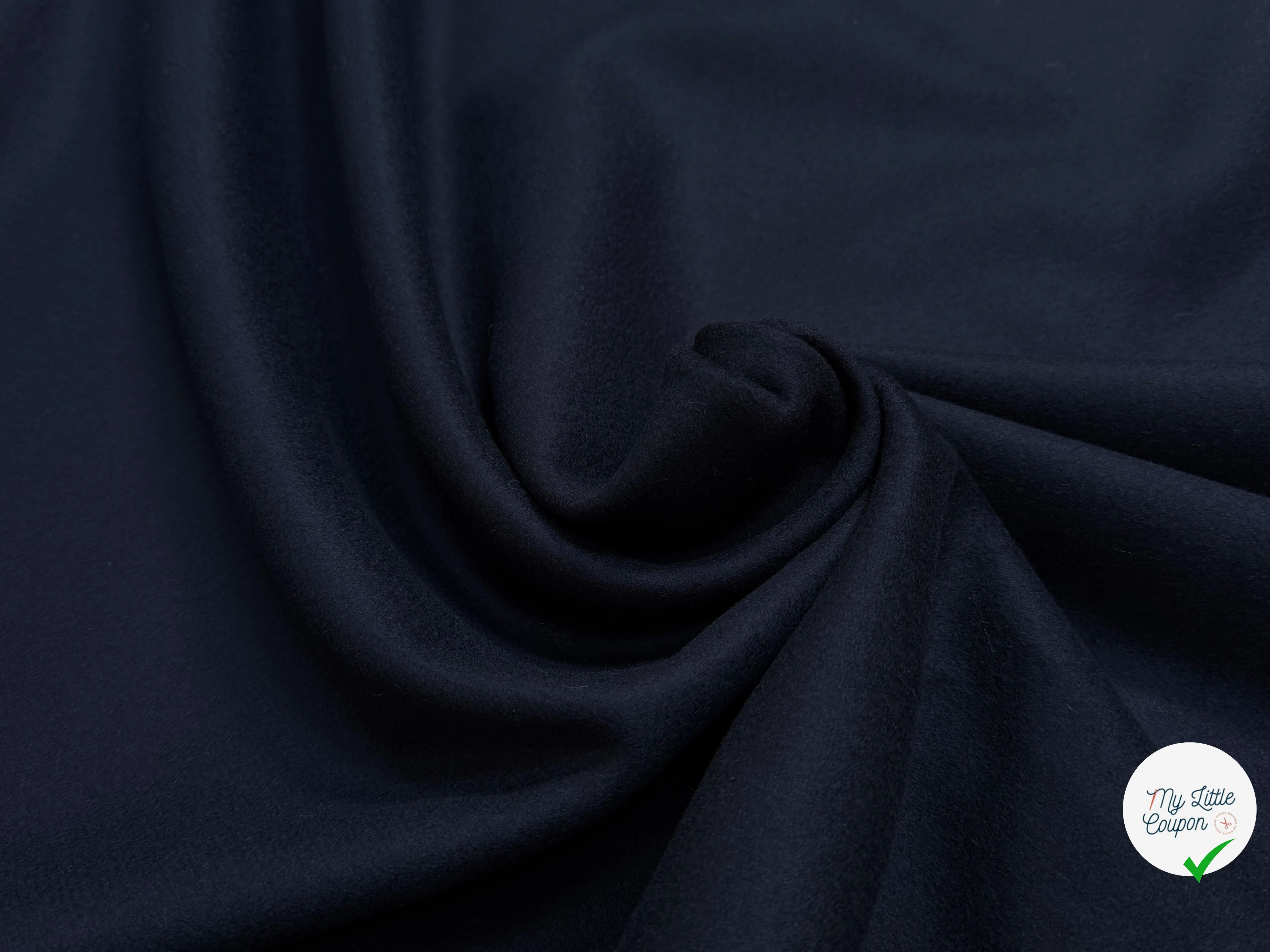 CABAN DE LAINE DOUX BLEU MARINE - My Little Coupon