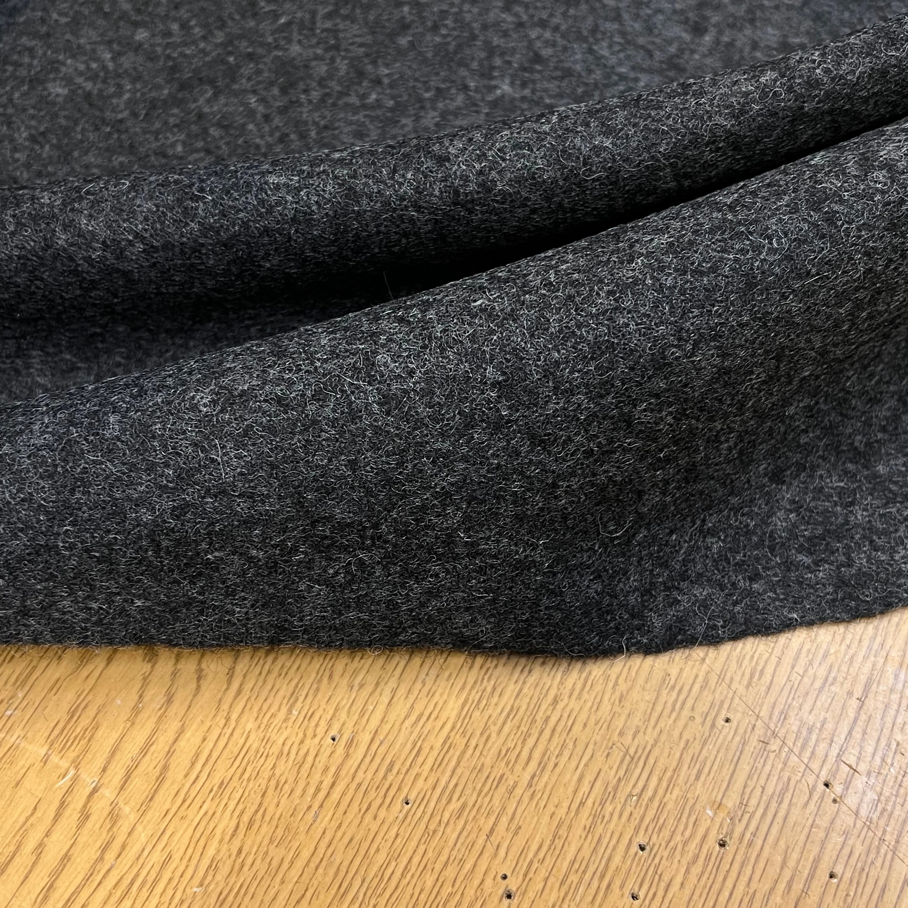 CABAN DE LAINE GRIS CHINÉ 100% LAINE FABRICATION FRANÇAISE - My Little Coupon