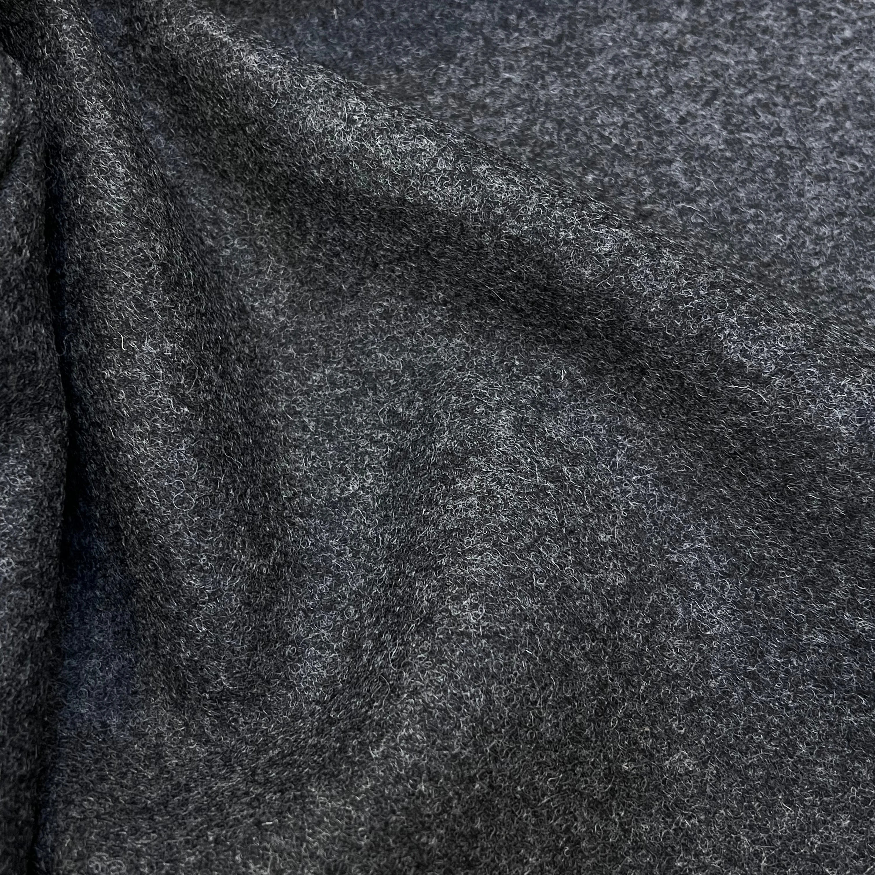 CABAN DE LAINE GRIS CHINÉ 100% LAINE FABRICATION FRANÇAISE - My Little Coupon