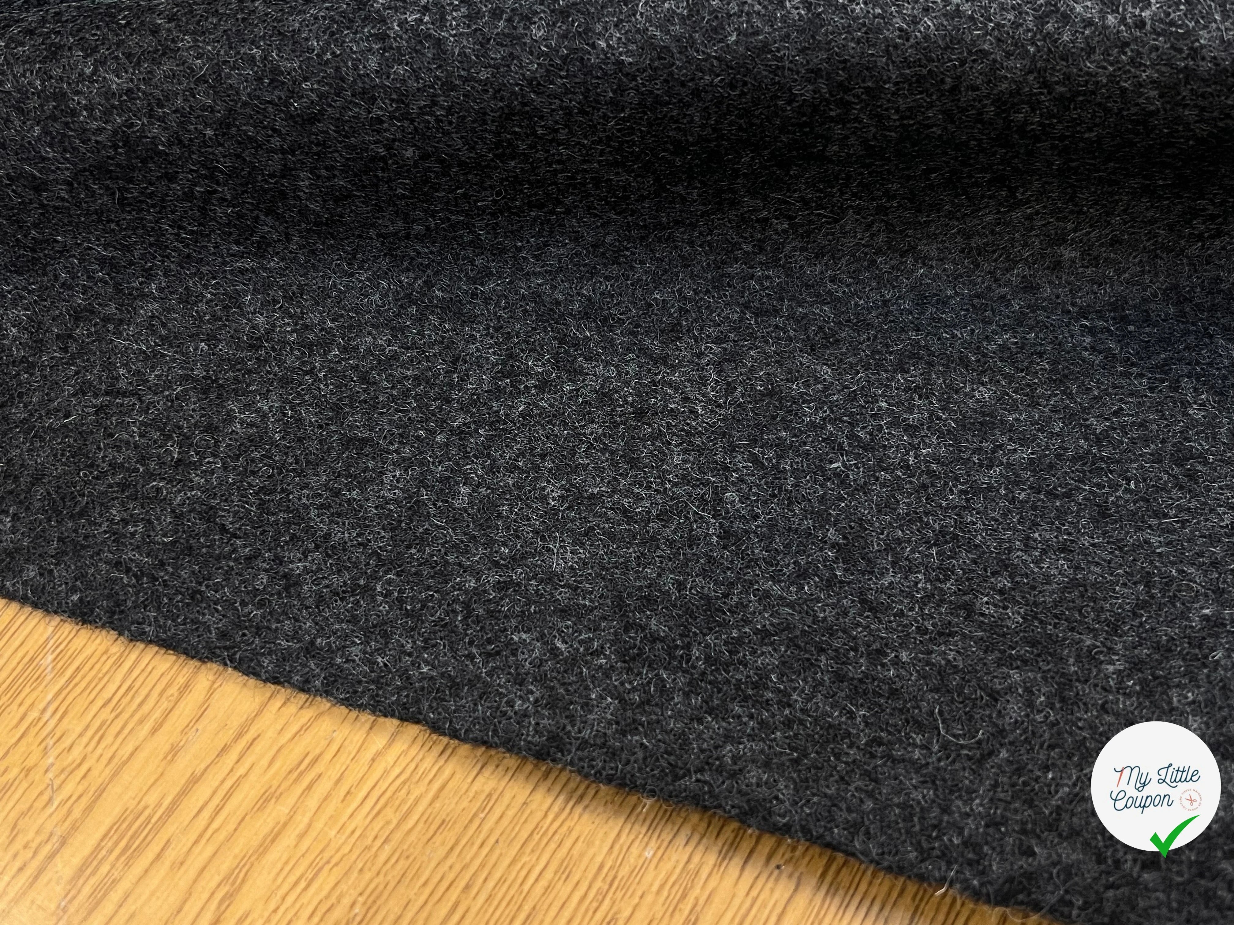 CABAN DE LAINE GRIS CHINÉ 100% LAINE FABRICATION FRANÇAISE - My Little Coupon