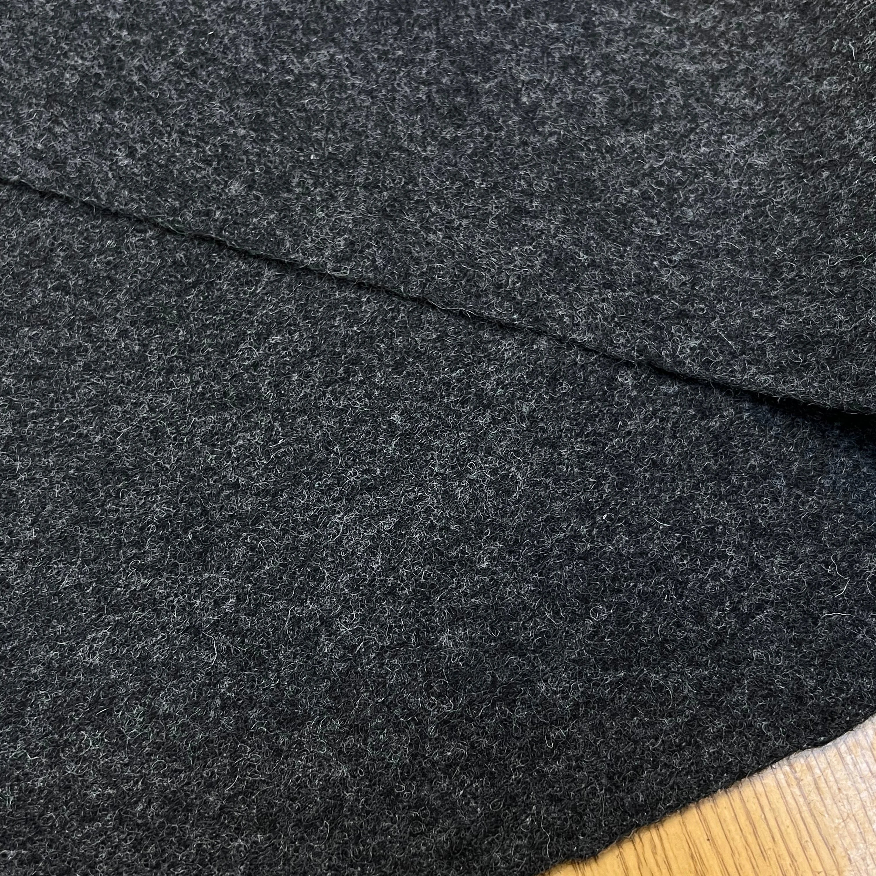 CABAN DE LAINE GRIS CHINÉ 100% LAINE FABRICATION FRANÇAISE - My Little Coupon