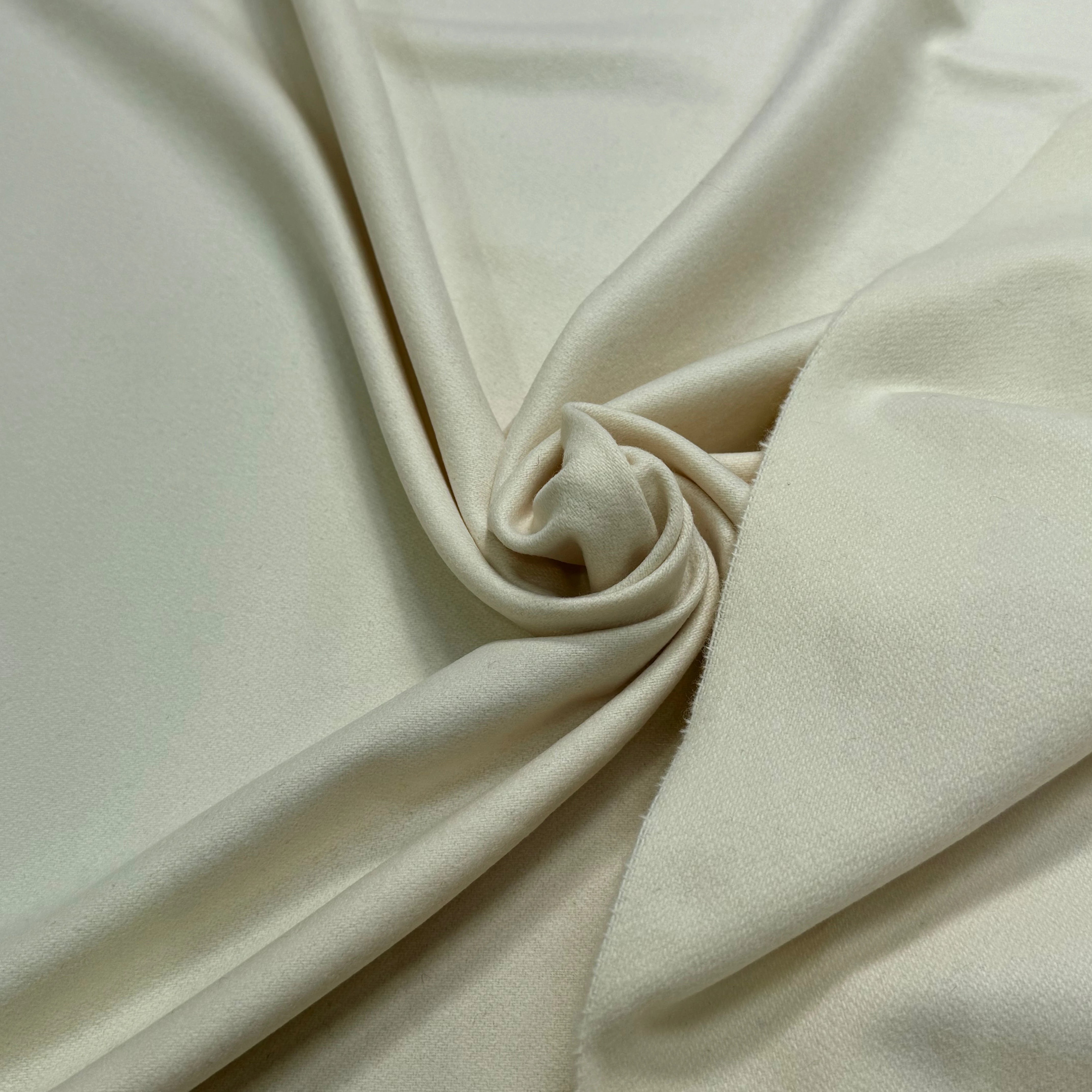 CABAN DE LAINE LÈGEREMENT STRETCH VANILLE - My Little Coupon