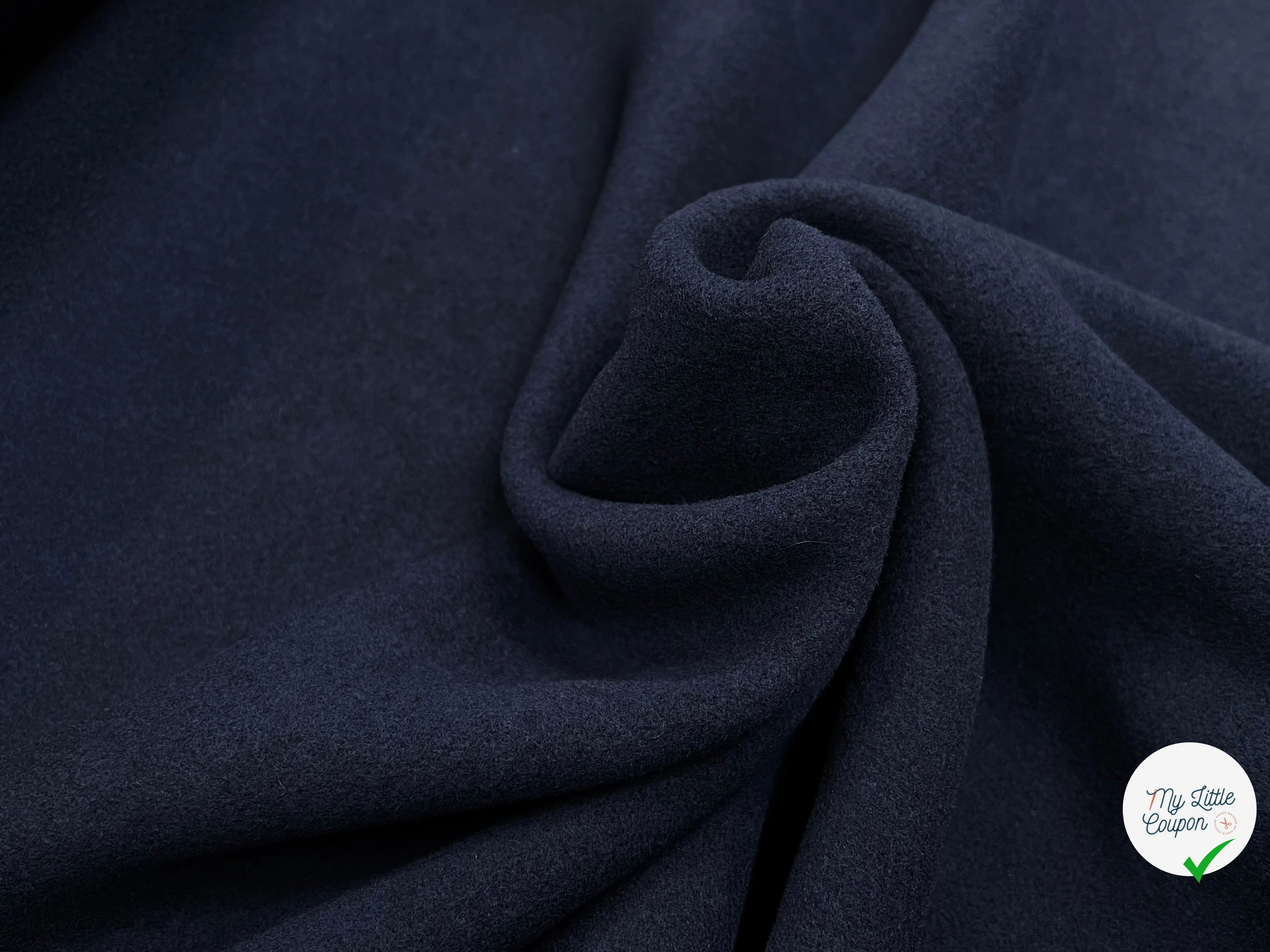 CABAN DE LAINE LOURD BELLE TENUE MARINE 100% LAINE - My Little Coupon