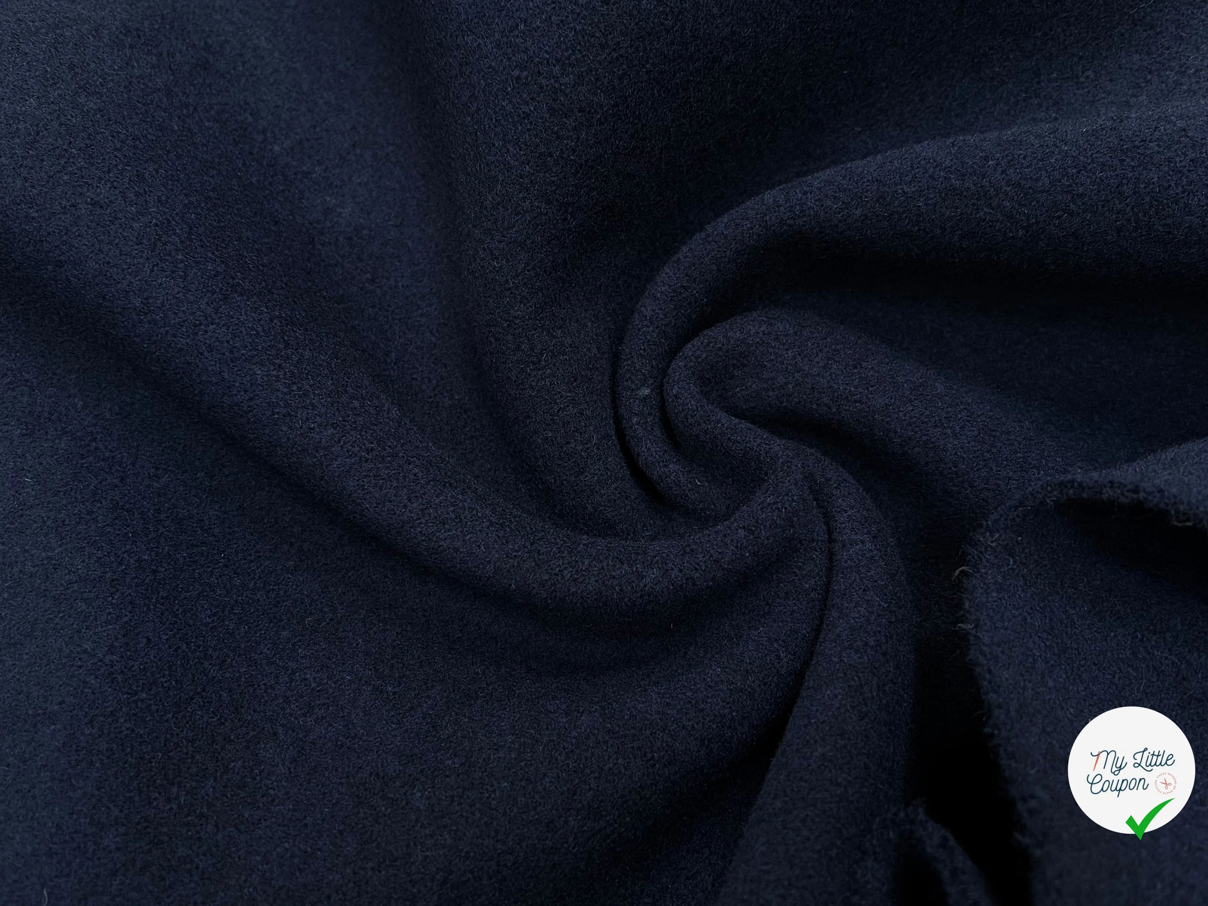 CABAN DE LAINE LOURD BELLE TENUE MARINE 100% LAINE - My Little Coupon