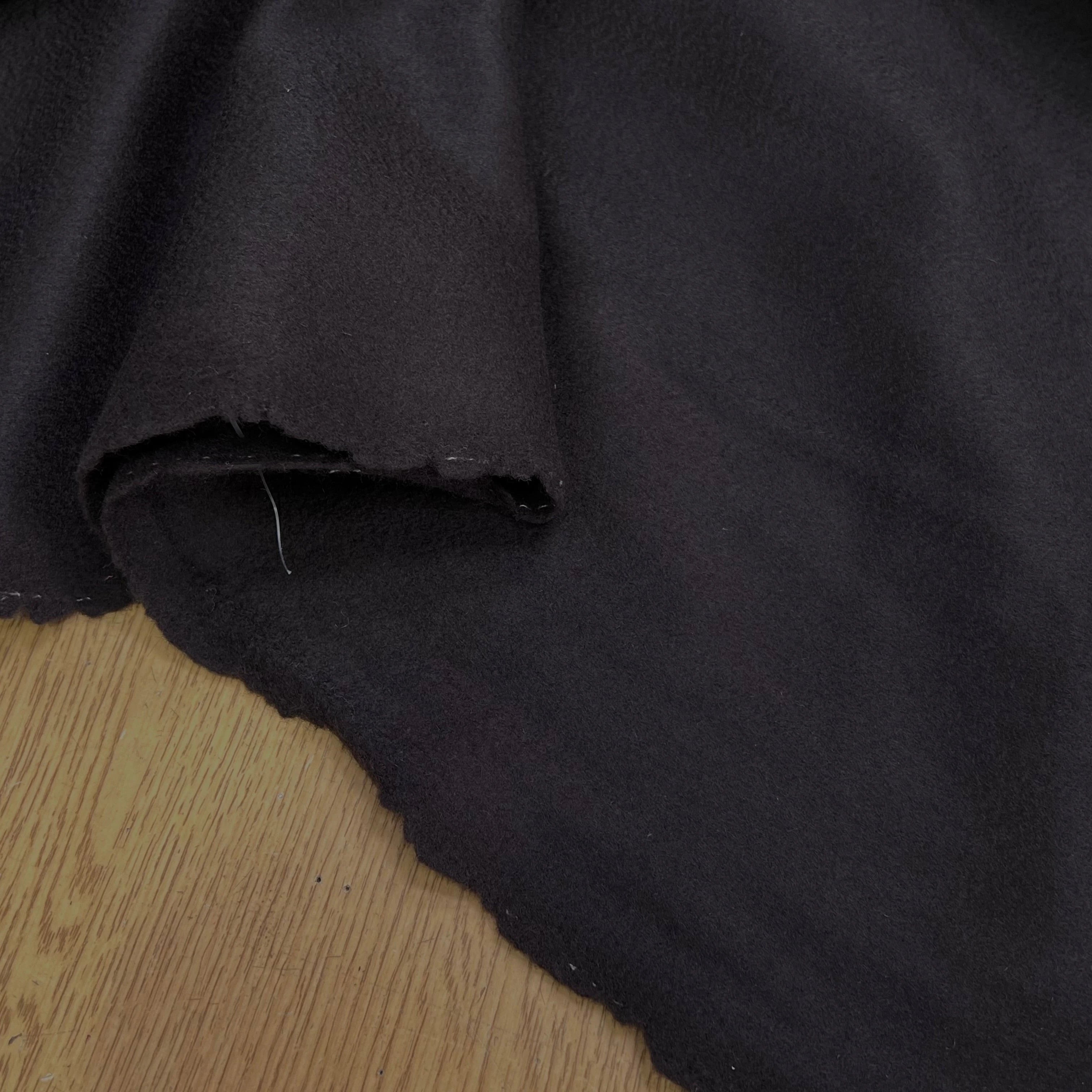 CABAN DE LAINE MARRON AUBERGINE - My Little Coupon