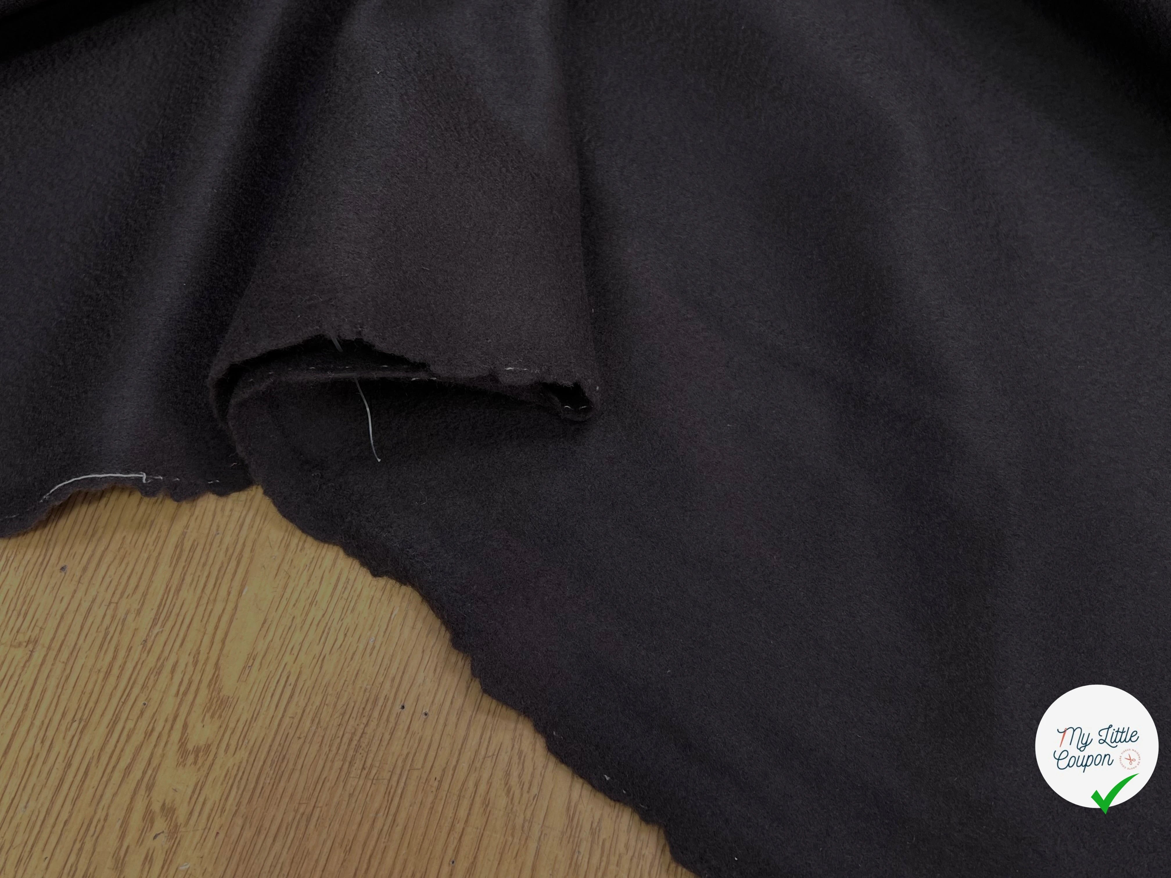 CABAN DE LAINE MARRON AUBERGINE - My Little Coupon