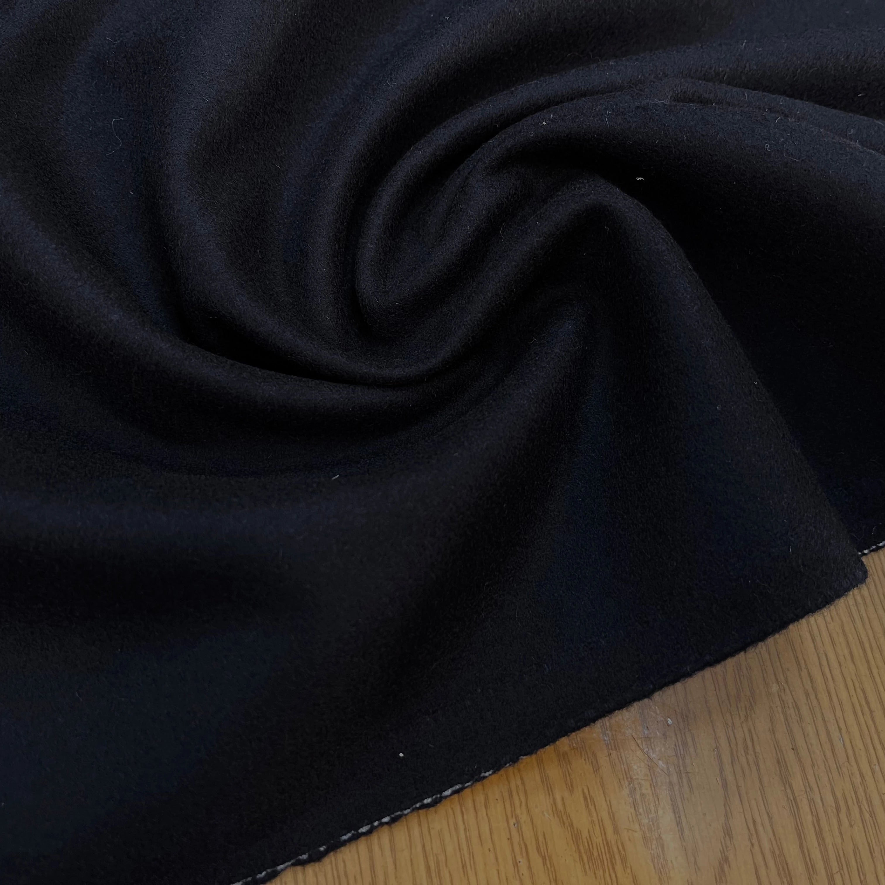 CABAN DE LAINE NAVY 100% LAINE - My Little Coupon