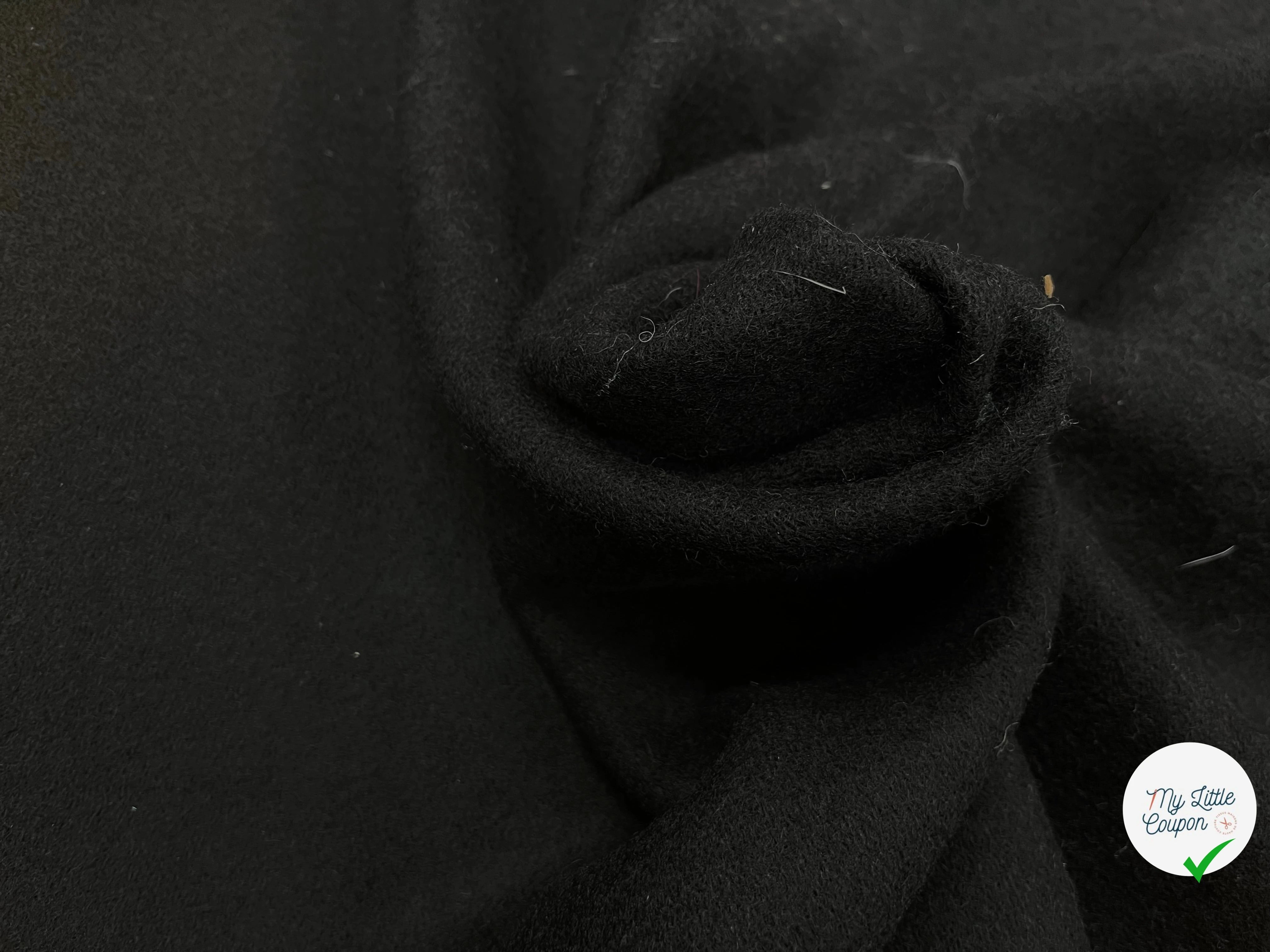 CABAN DE LAINE NOIR 155CM - My Little Coupon