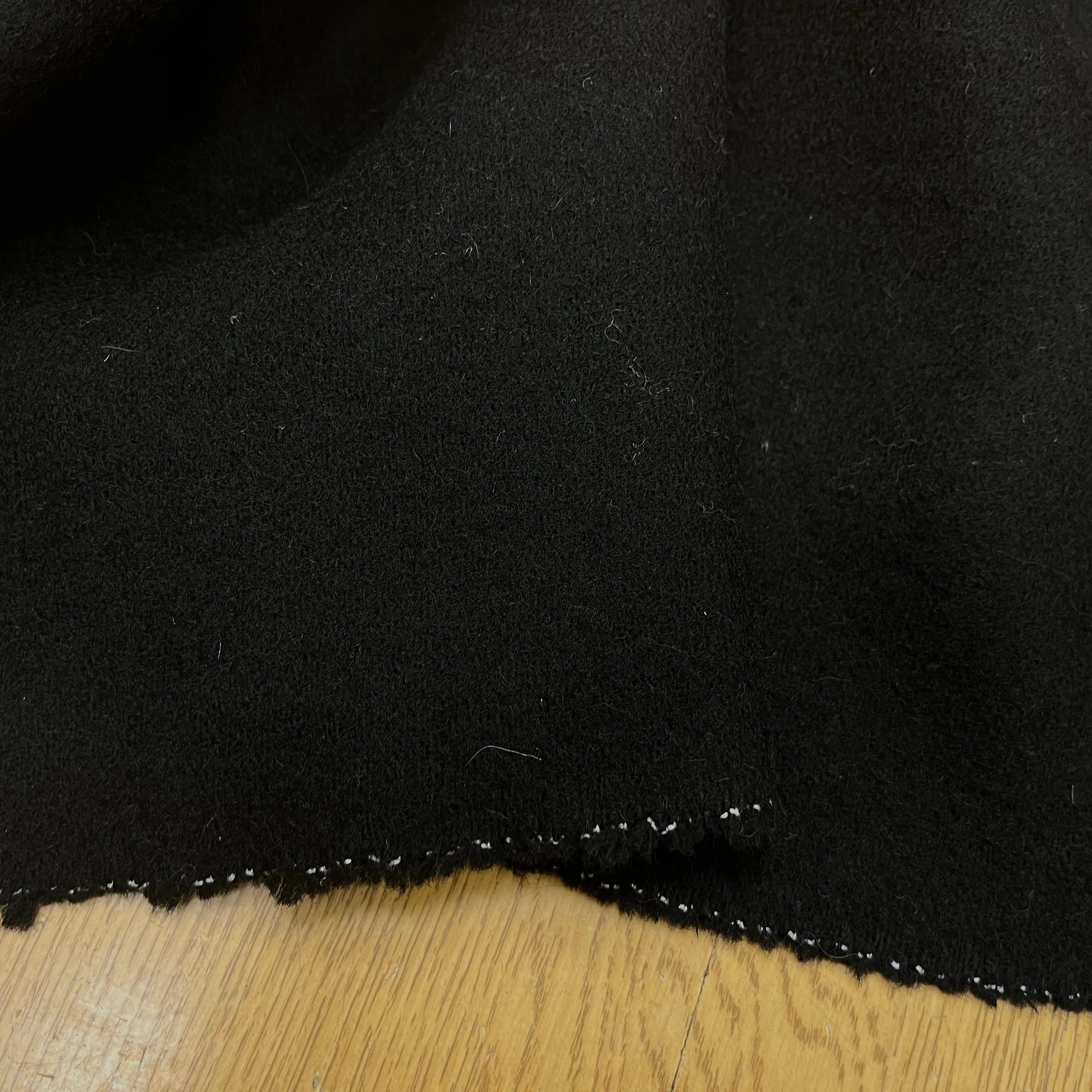 CABAN DE LAINE NOIR 155CM - My Little Coupon