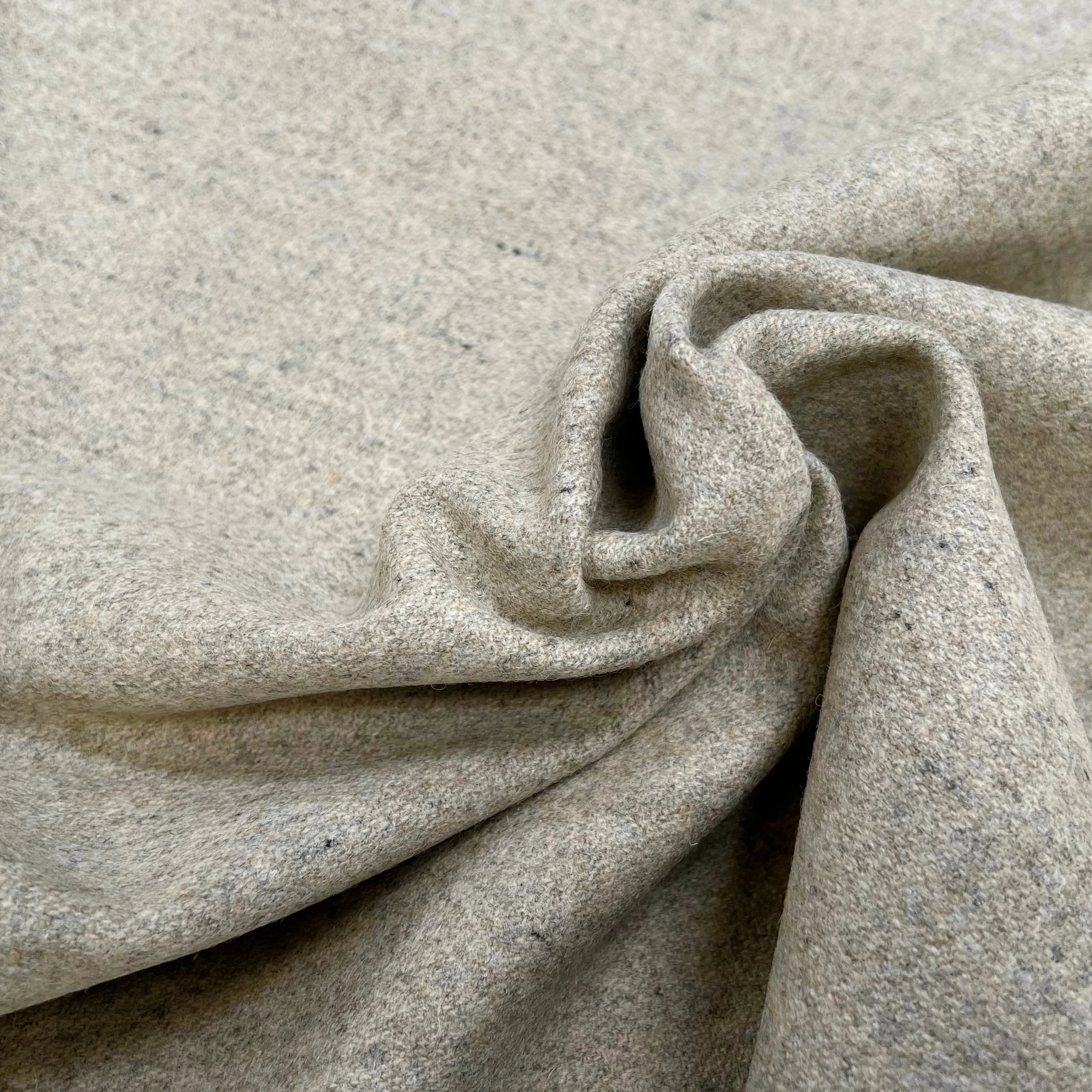 CABAN DE LAINE SABLE CHINÉ 100% LAINE FABRICATION FRAÇAISE - My Little Coupon