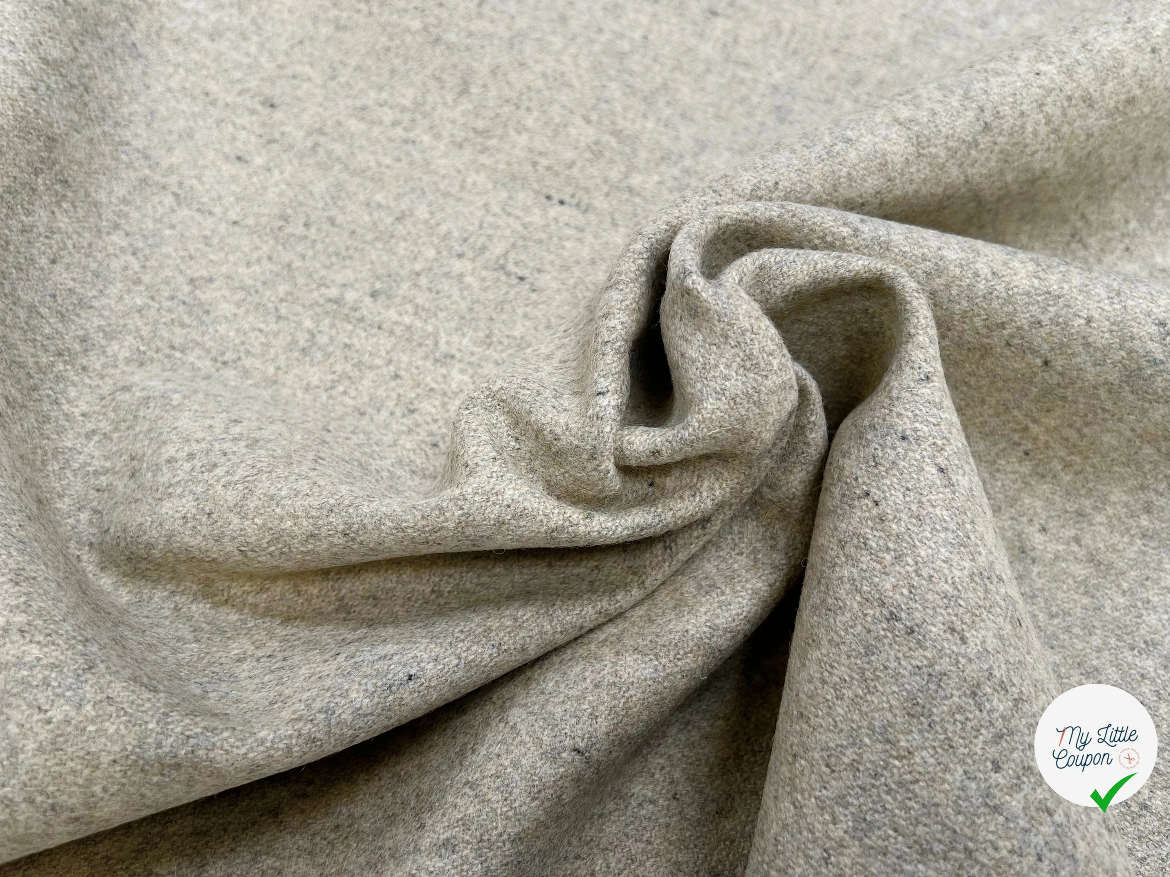 CABAN DE LAINE SABLE CHINÉ 100% LAINE FABRICATION FRAÇAISE - My Little Coupon