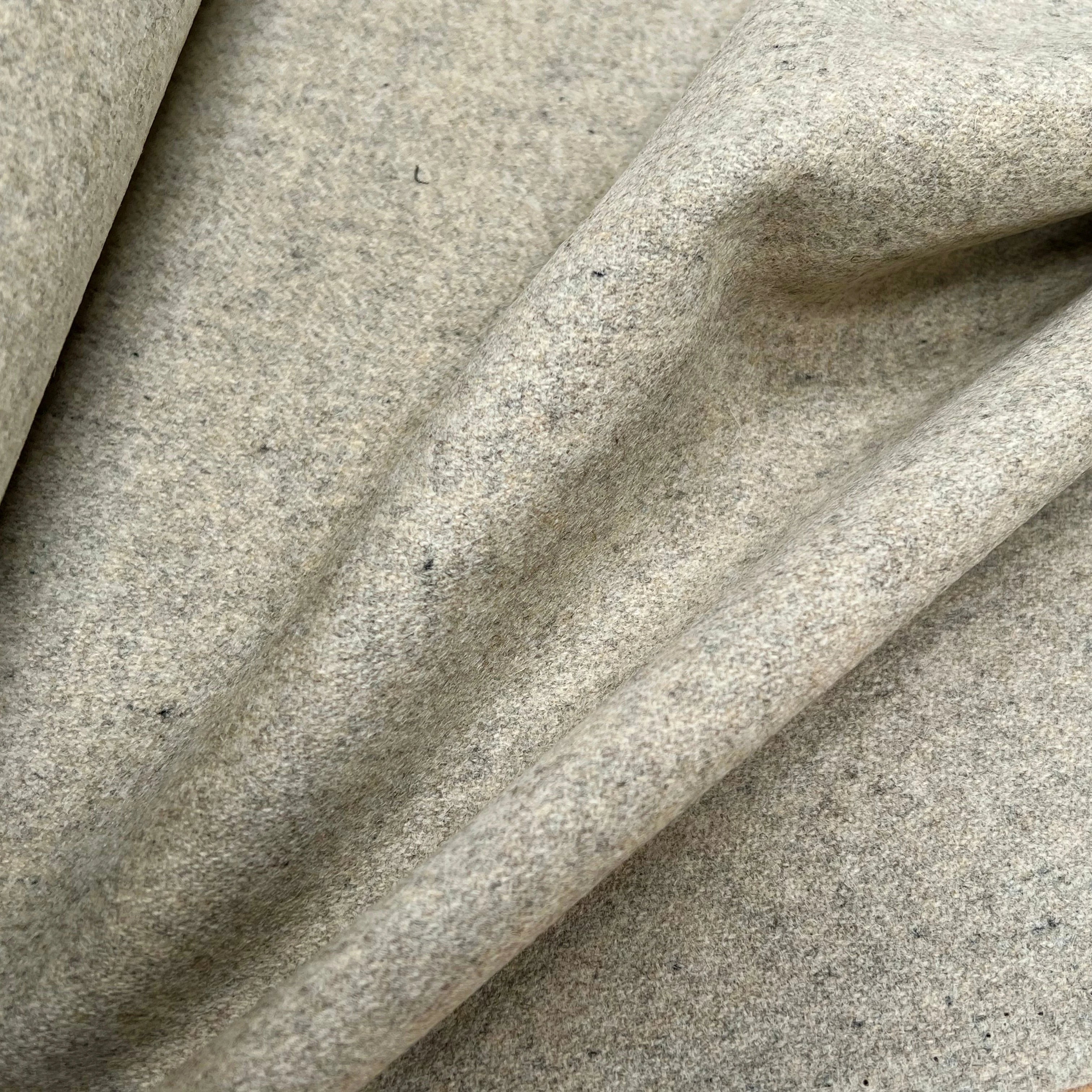 CABAN DE LAINE SABLE CHINÉ 100% LAINE FABRICATION FRAÇAISE - My Little Coupon