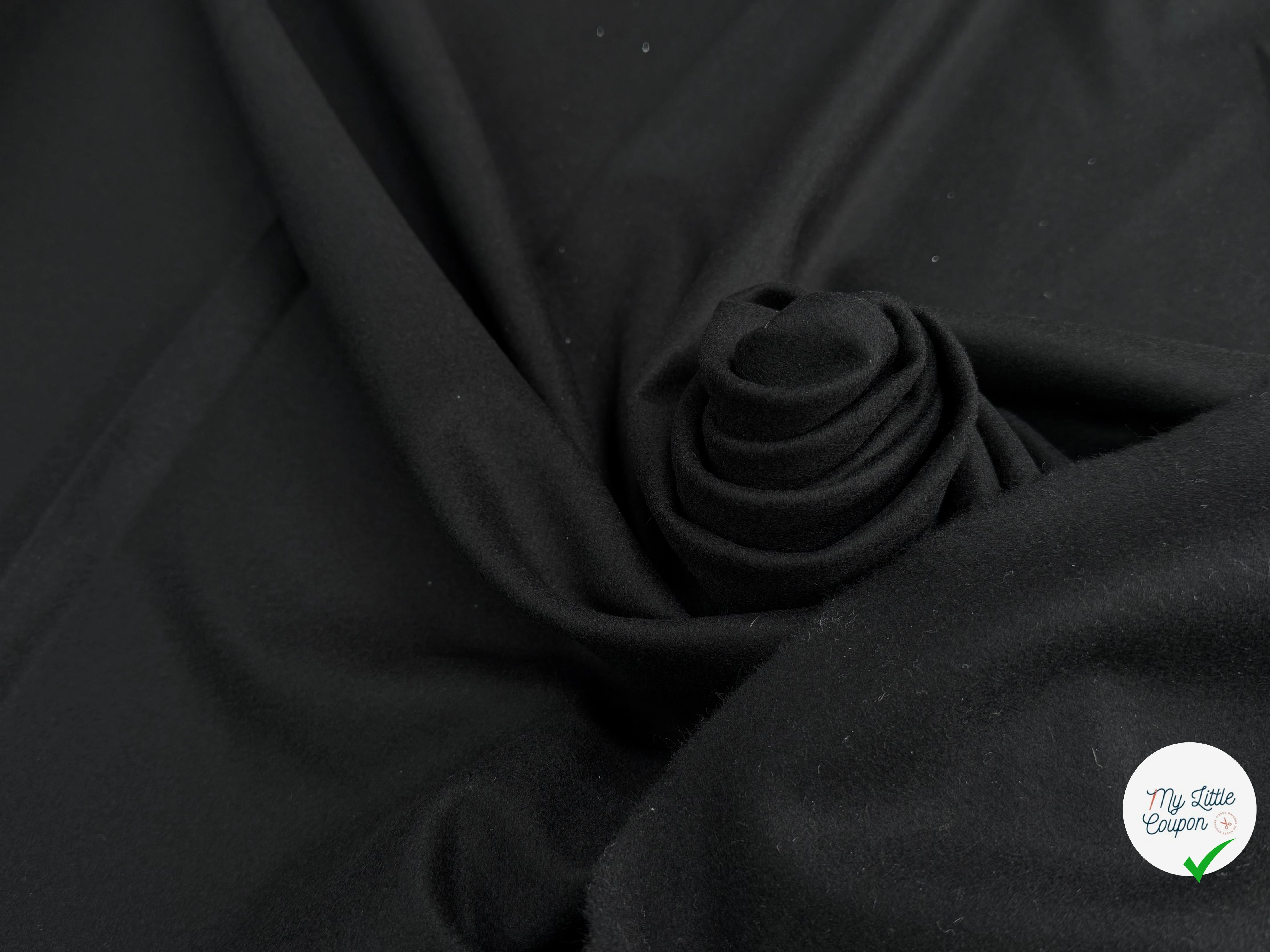 CABAN DE LAINE SUBLIME NOIR 100% LAINE - My Little Coupon