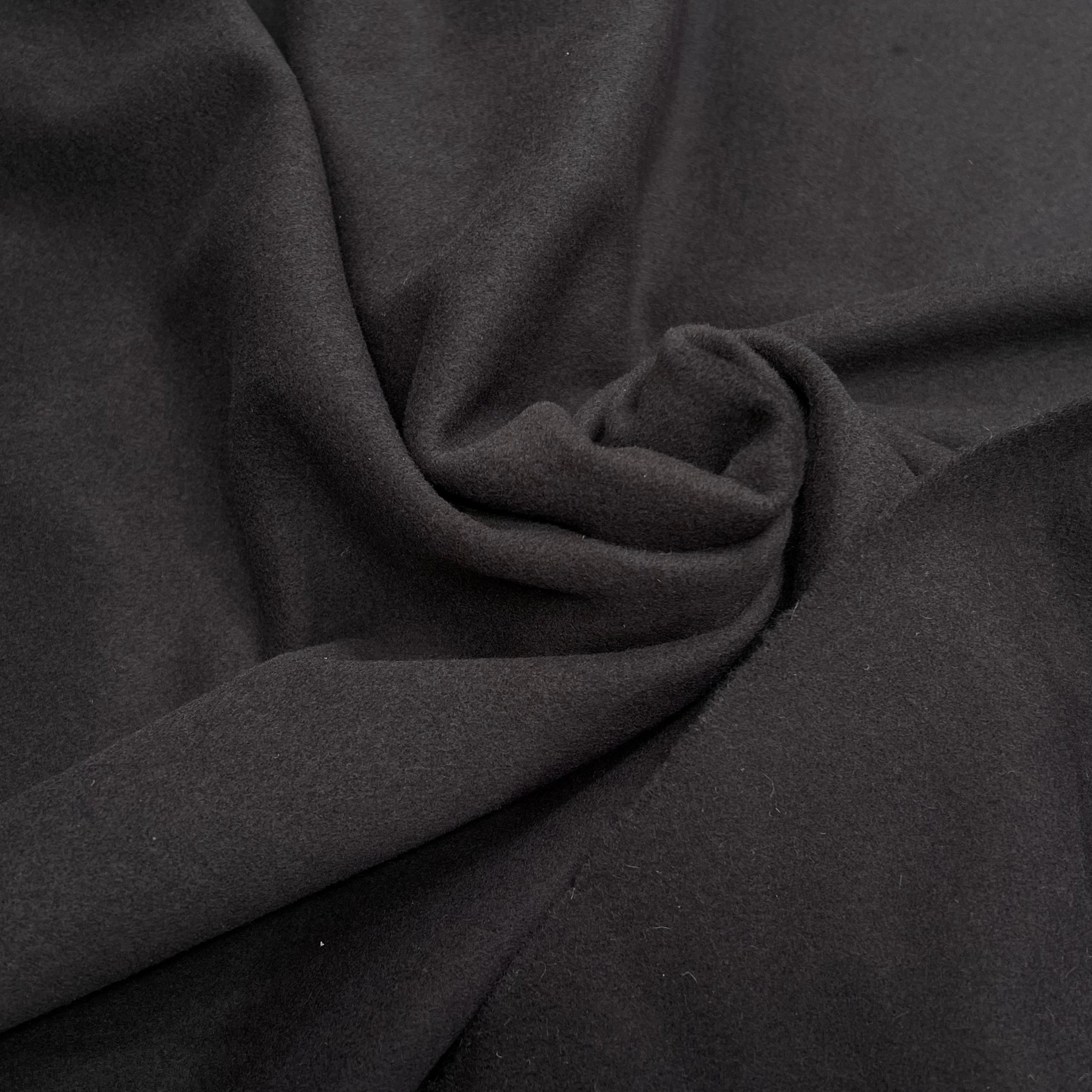 CABAN DE LAINE VIERGE MARRON 15% CACHEMIRE - My Little Coupon