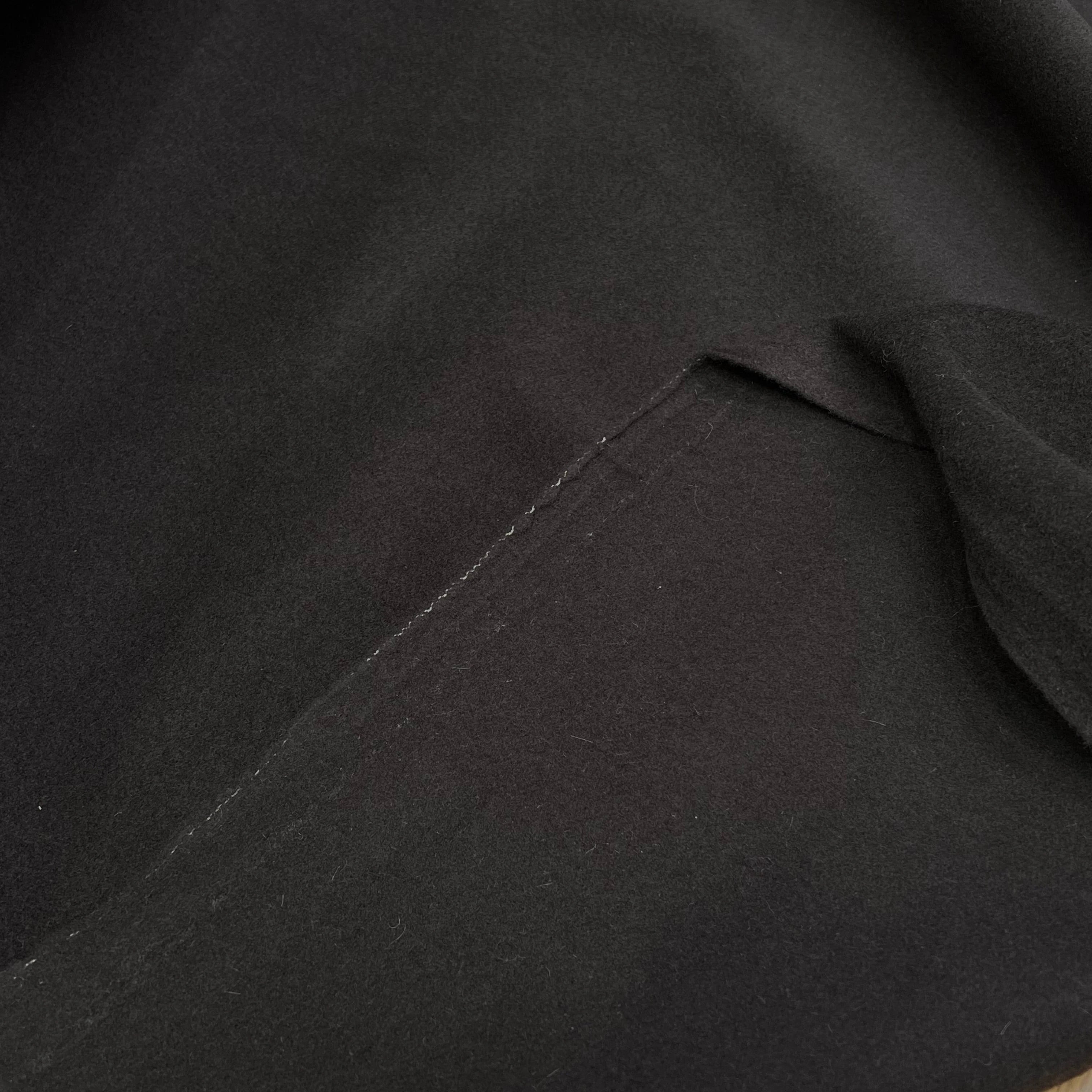 CABAN DE LAINE VIERGE MARRON 15% CACHEMIRE - My Little Coupon