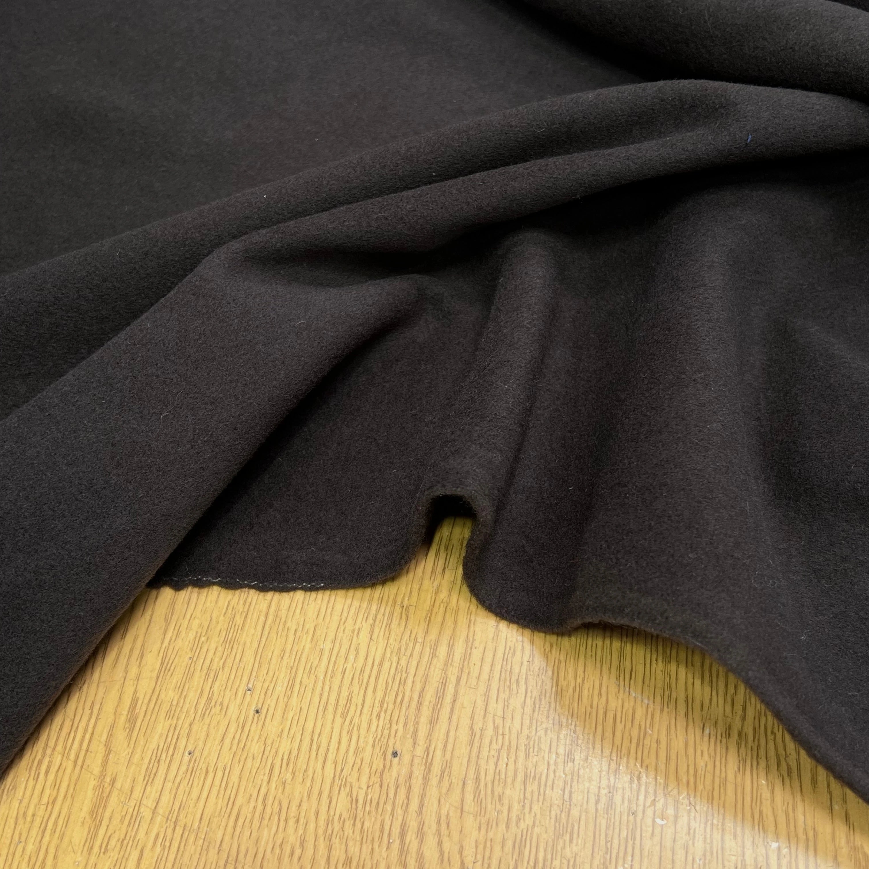 CABAN DE LAINE VIERGE MARRON 15% CACHEMIRE - My Little Coupon