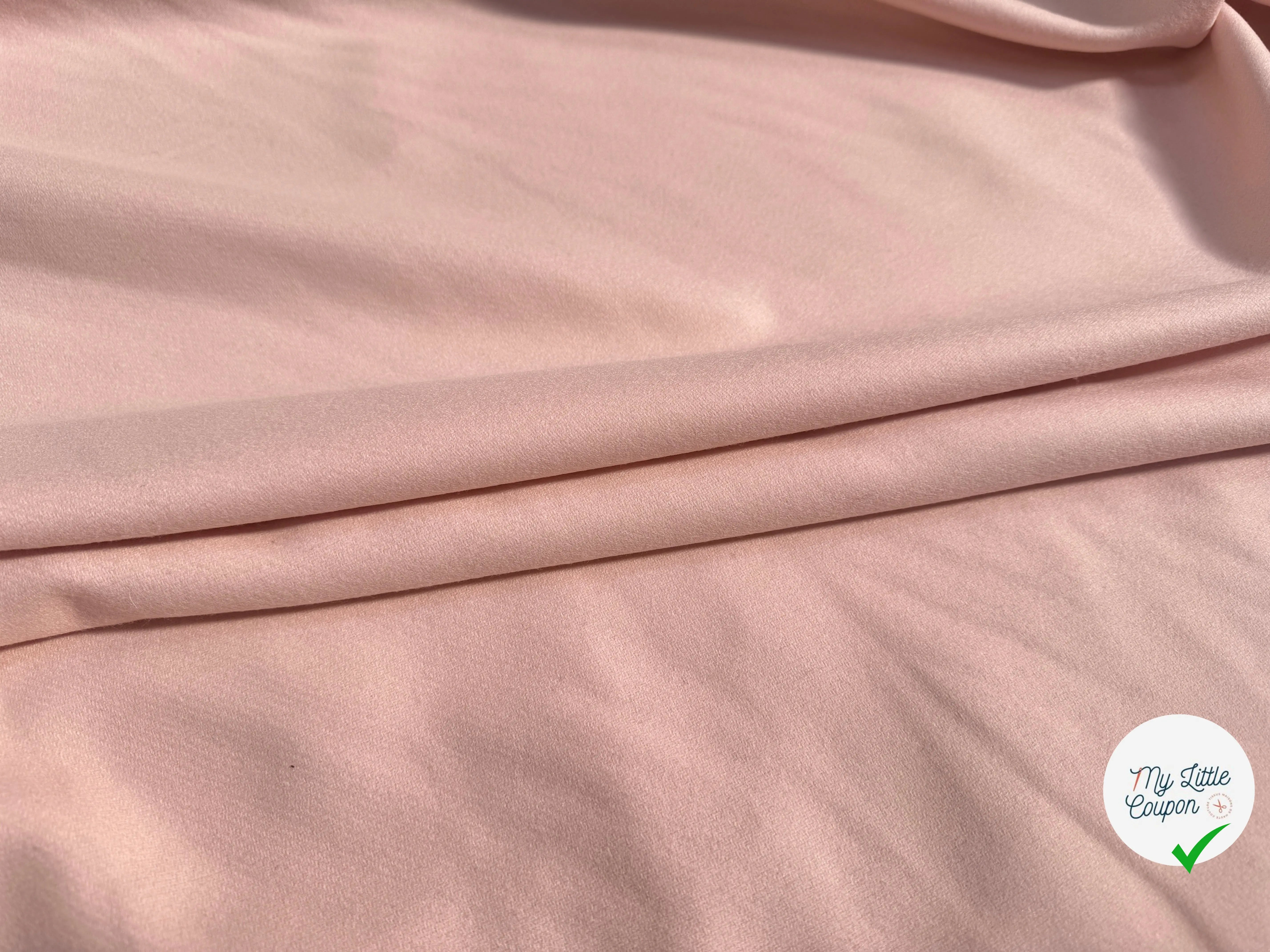 CABAN LAINE STRIÉ ROSE BABY ITALIEN - My Little Coupon