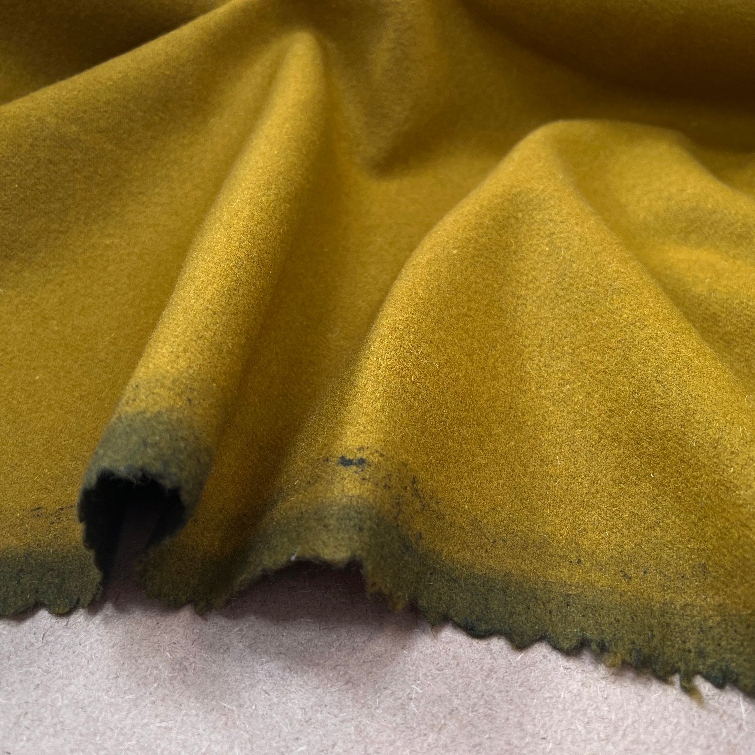 CABAN MOUTARDE BI FACE KHAKI 80% LAINE VIERGE - My Little Coupon