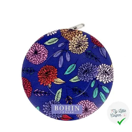 CENTIMÈTRE ENROULEUR BLOSSOM BLEU - My Little Coupon