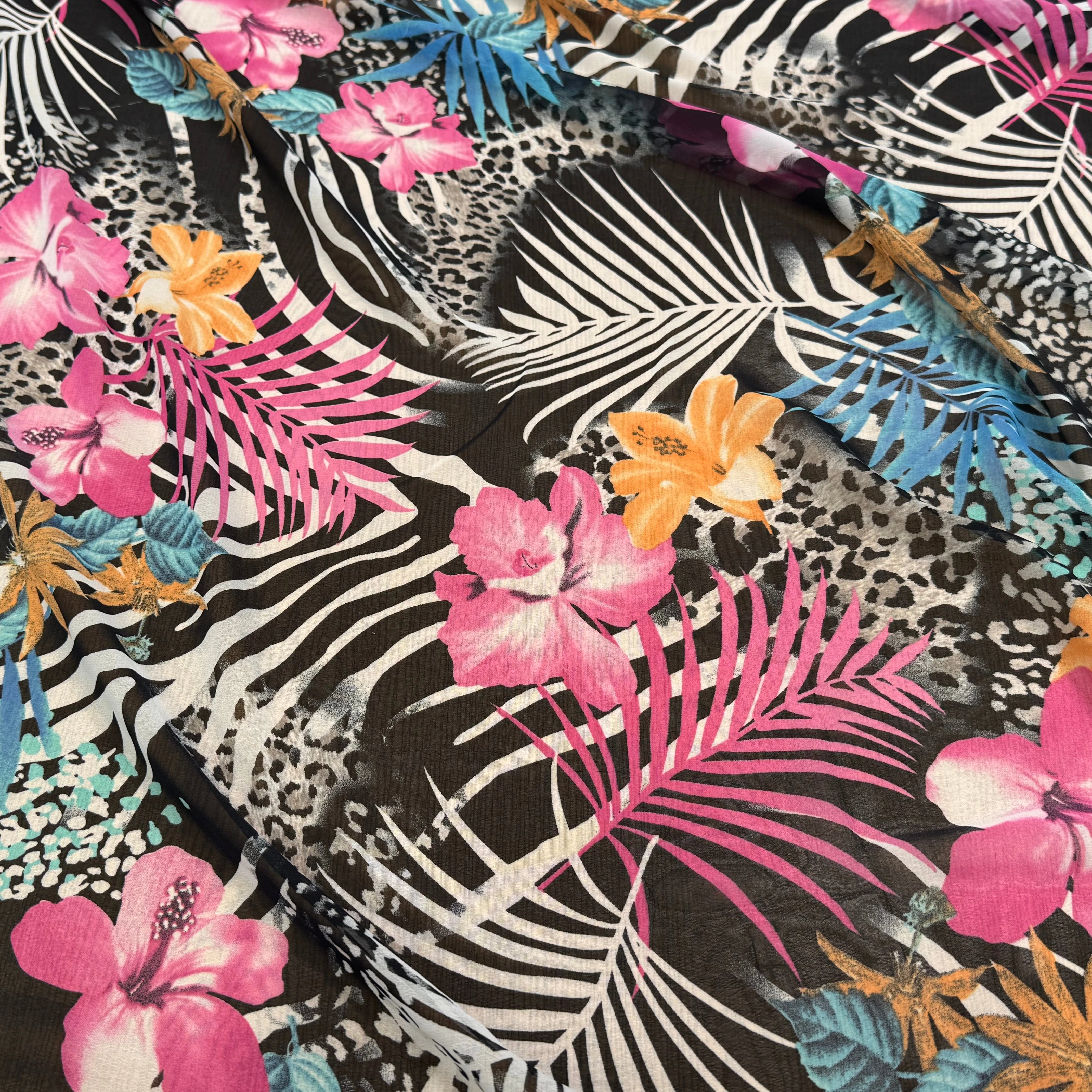 CHIFFON IMPRIMÉ SAVANE ULTRA BEAU - My Little Coupon