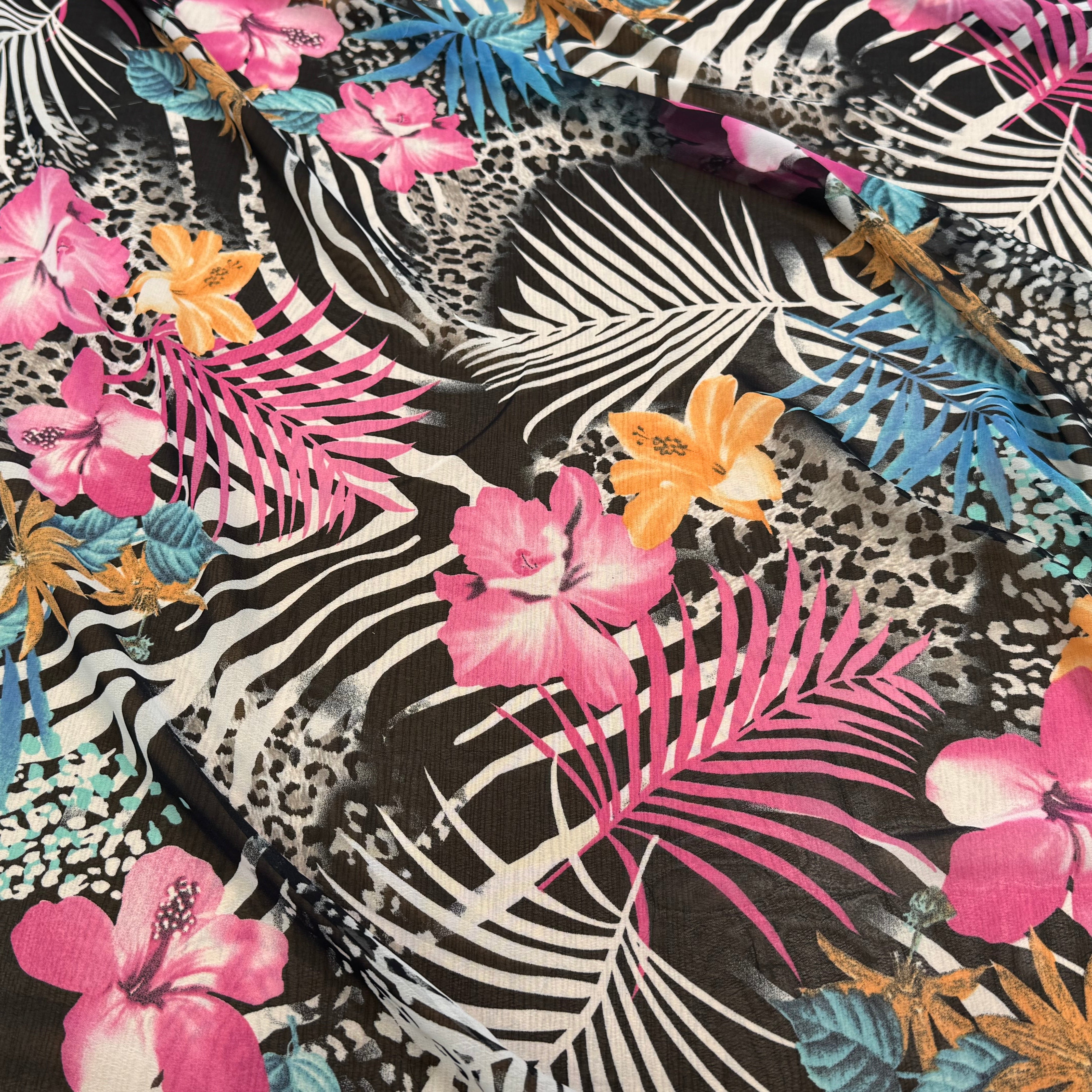 CHIFFON IMPRIMÉ SAVANE ULTRA BEAU - My Little Coupon