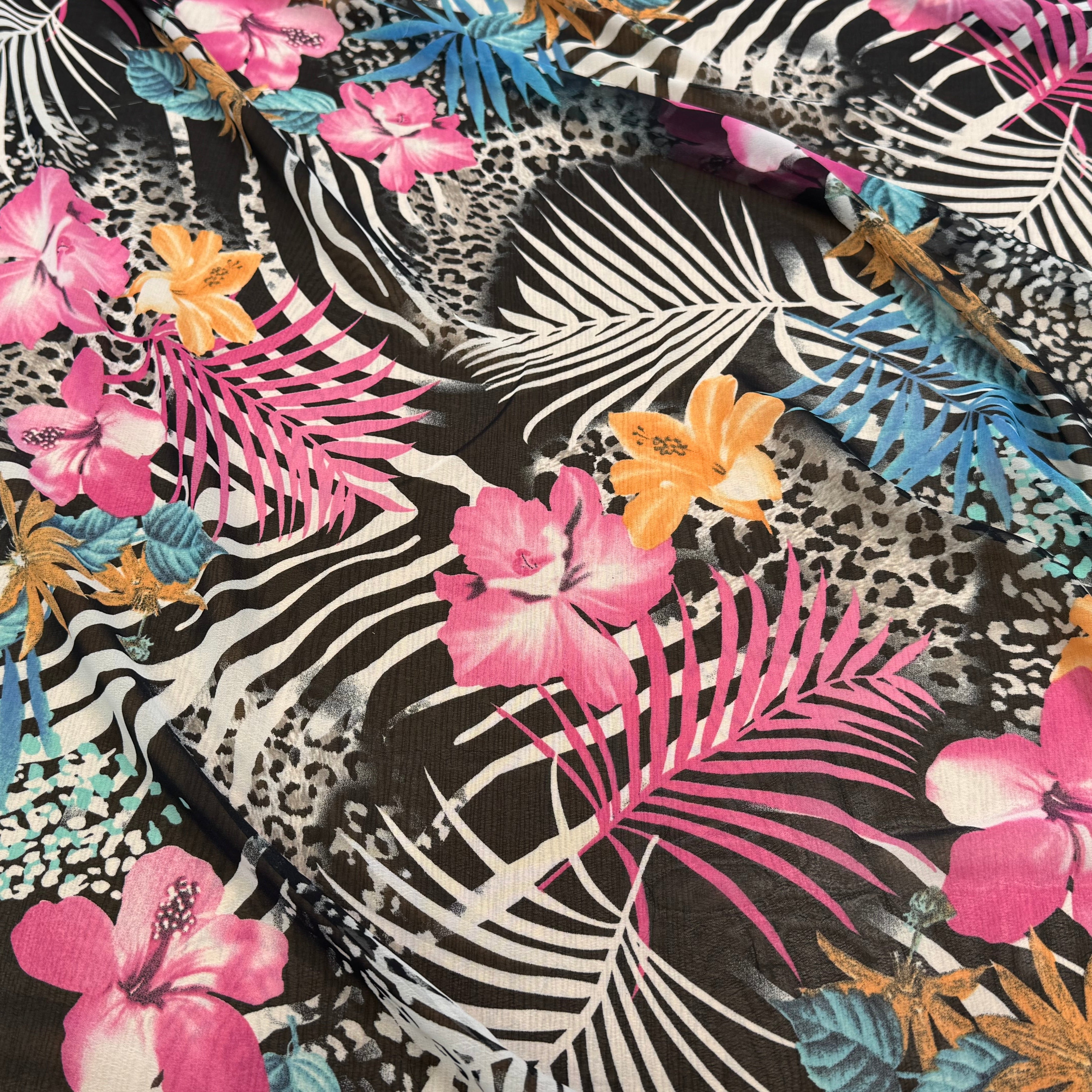 CHIFFON IMPRIMÉ SAVANE ULTRA BEAU - My Little Coupon