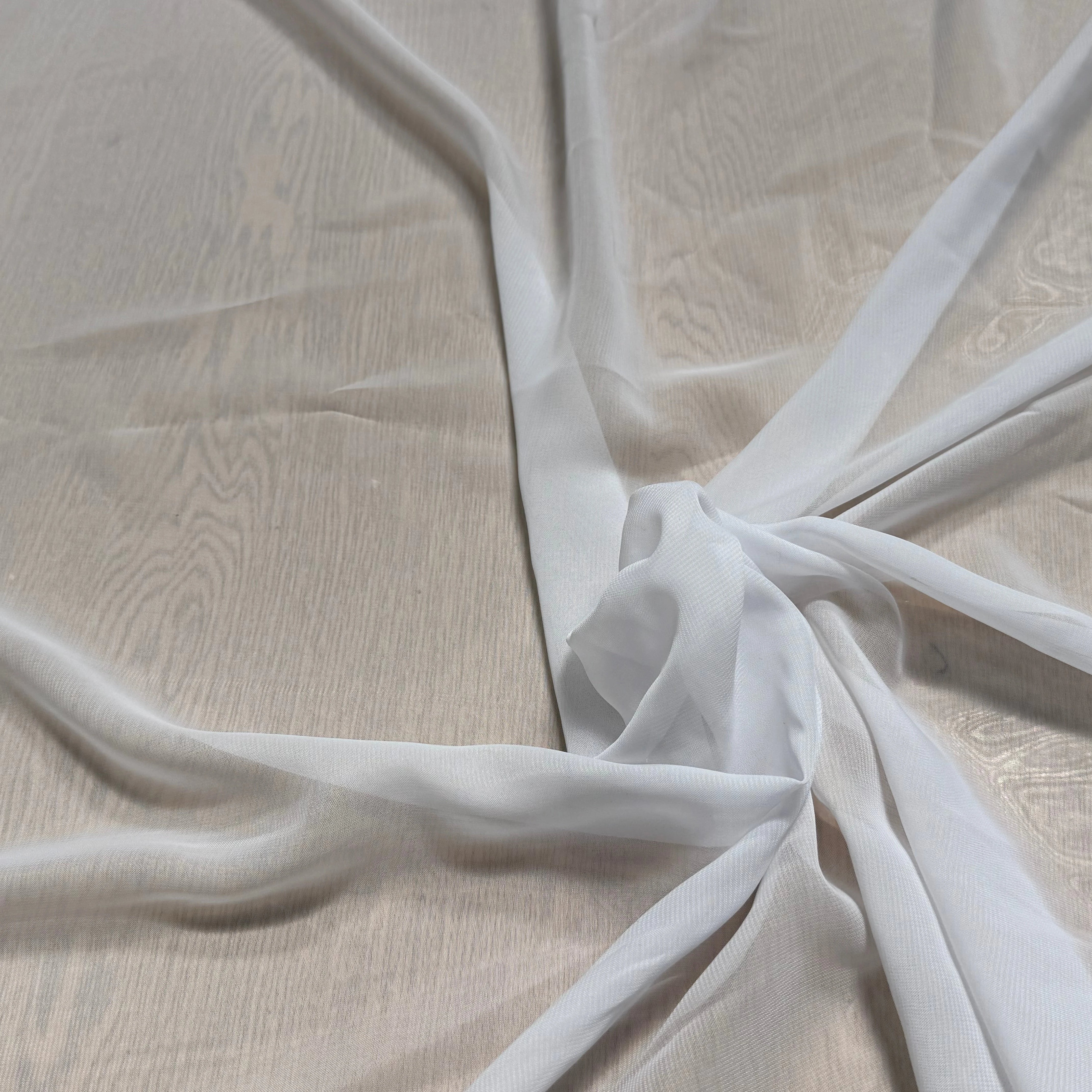 CHIFFON UNI BLANC OPTIQUE - My Little Coupon