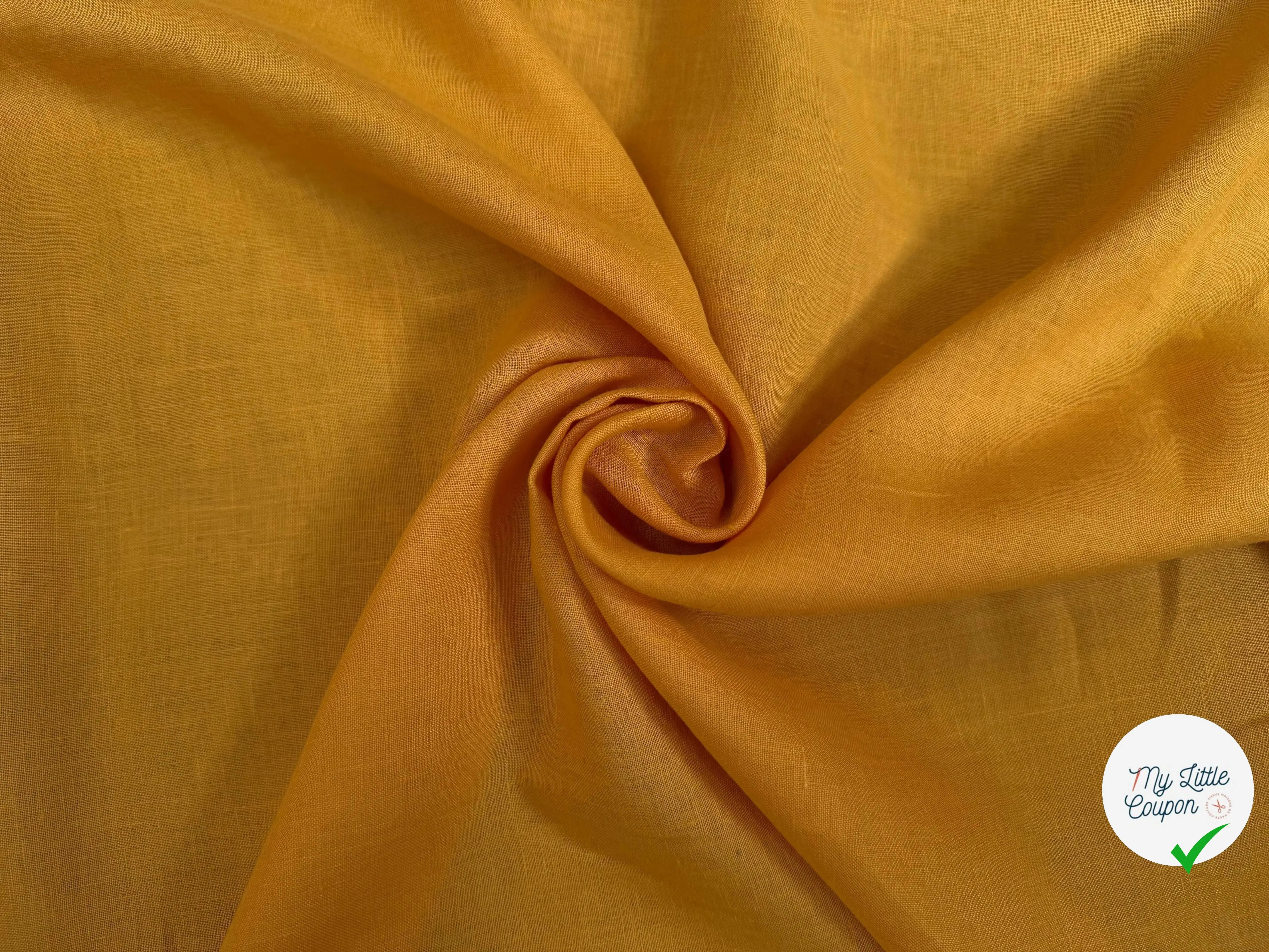 SOFT LINEN VOILE, Dark Honey - My Little Coupon