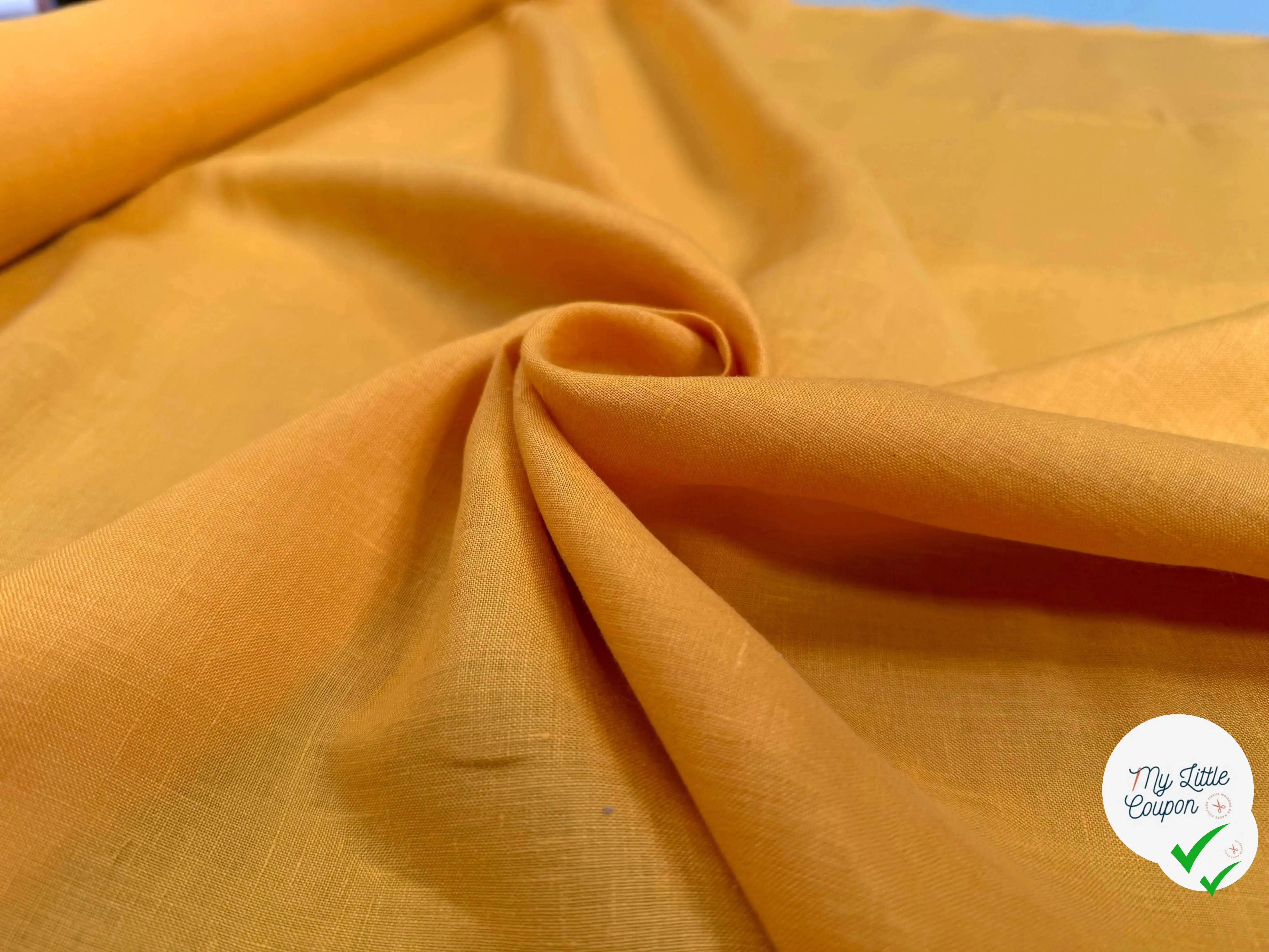 SOFT LINEN VOILE, Dark Honey - My Little Coupon