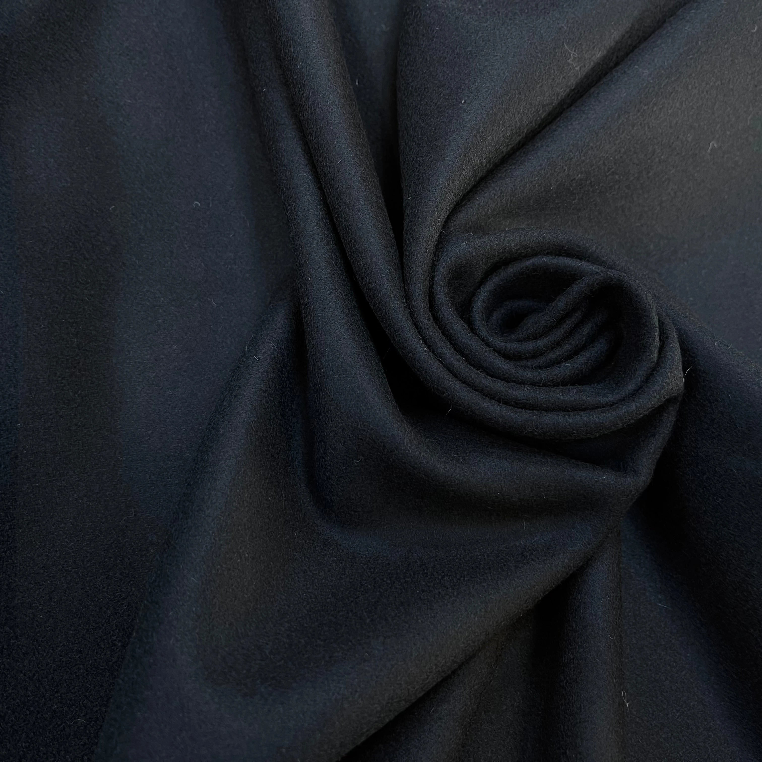 (CHUTE)CABAN DE LAINE 80% LAINE VIERGE NOIR - My Little Coupon