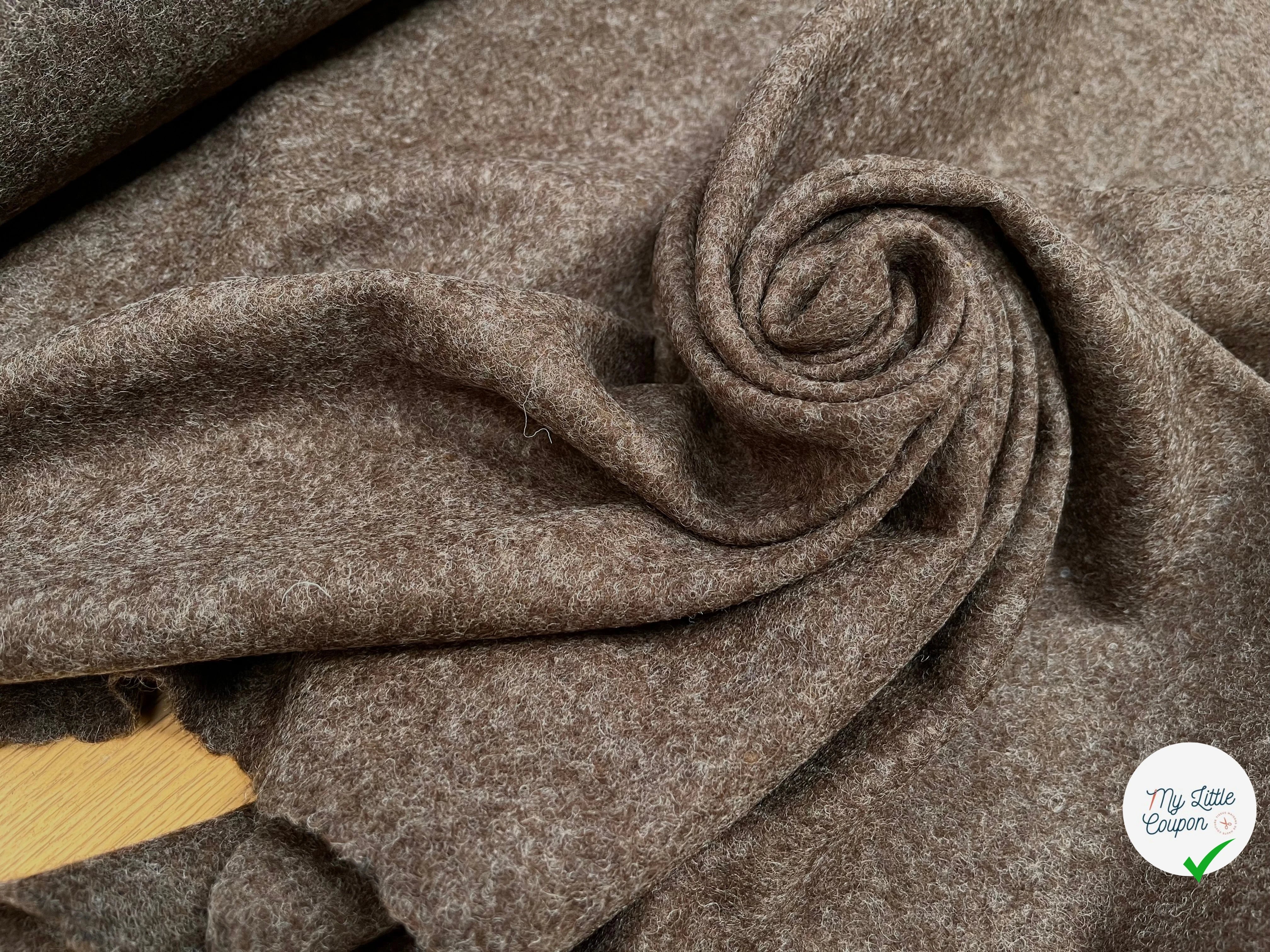 (CHUTE)LAINAGE MOUCHETÉ MARRON GLACÉ - My Little Coupon