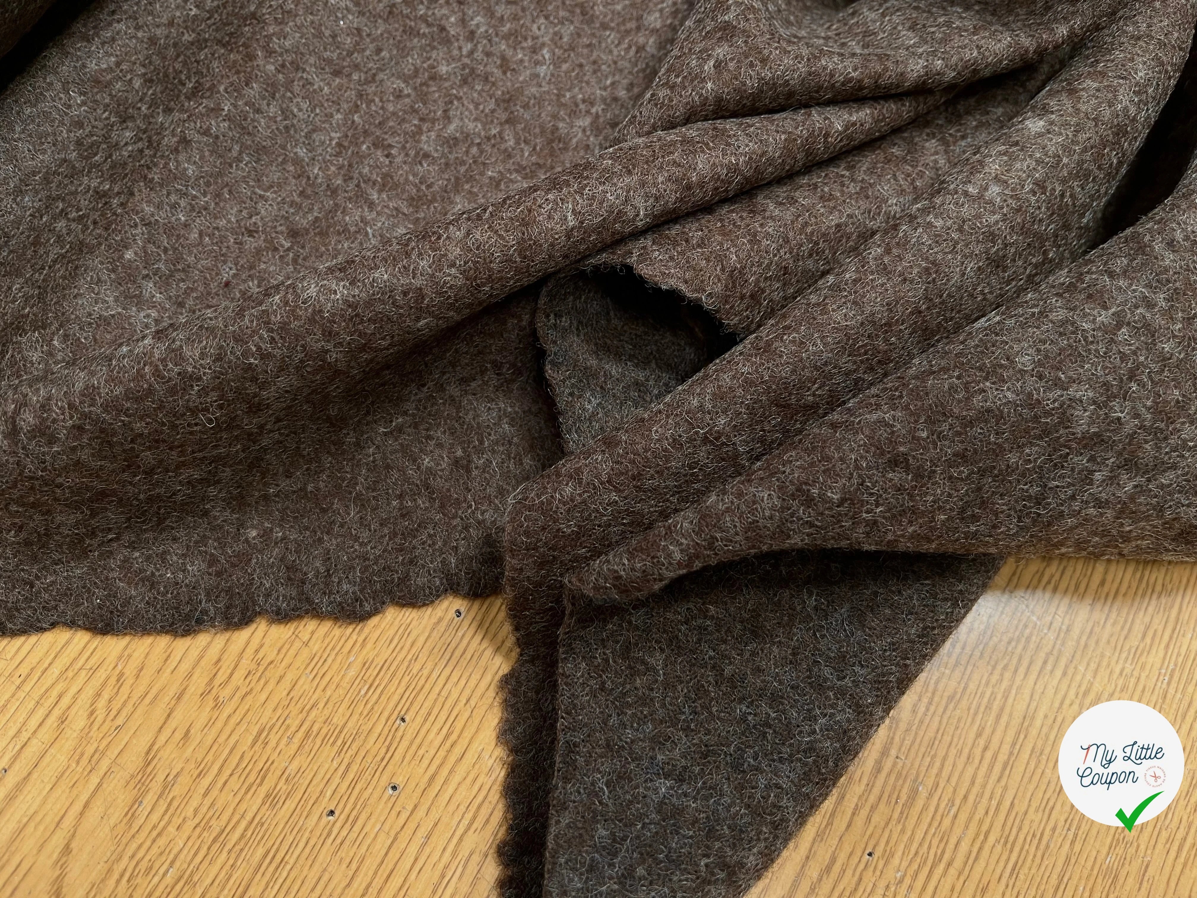 (CHUTE)LAINAGE MOUCHETÉ MARRON GLACÉ - My Little Coupon