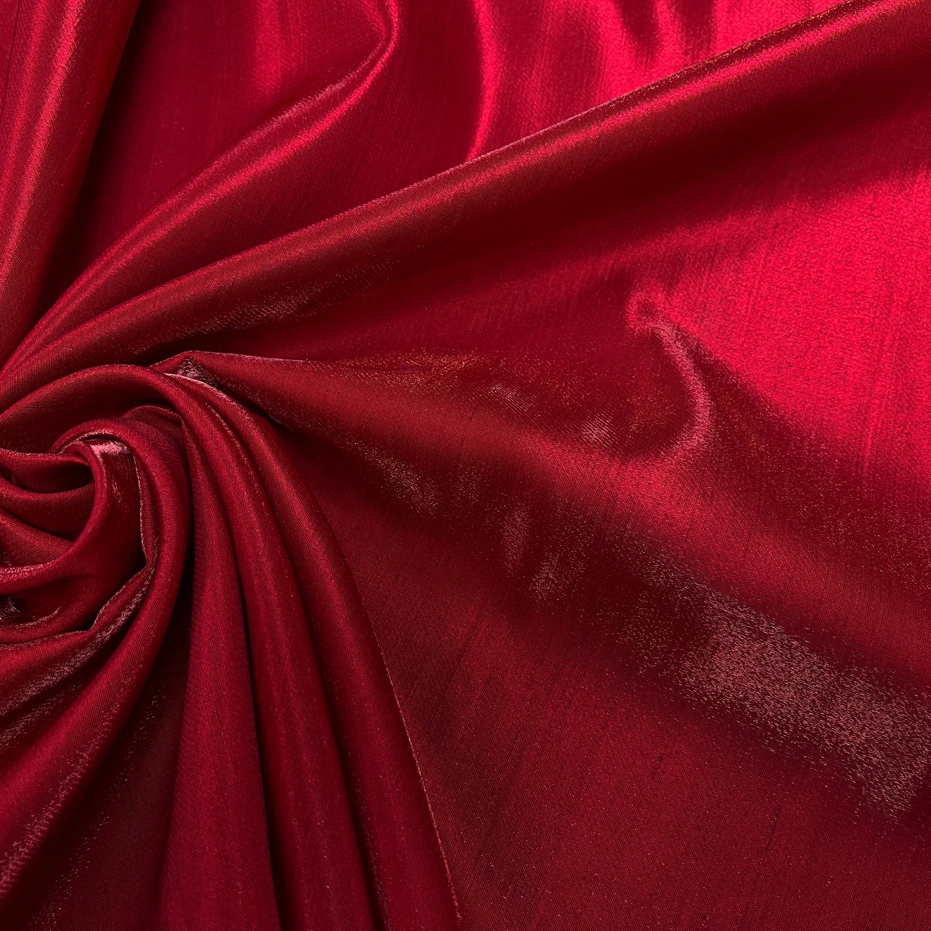 (CHUTE)MOIRÉ VISCOSE ROUGE - My Little Coupon