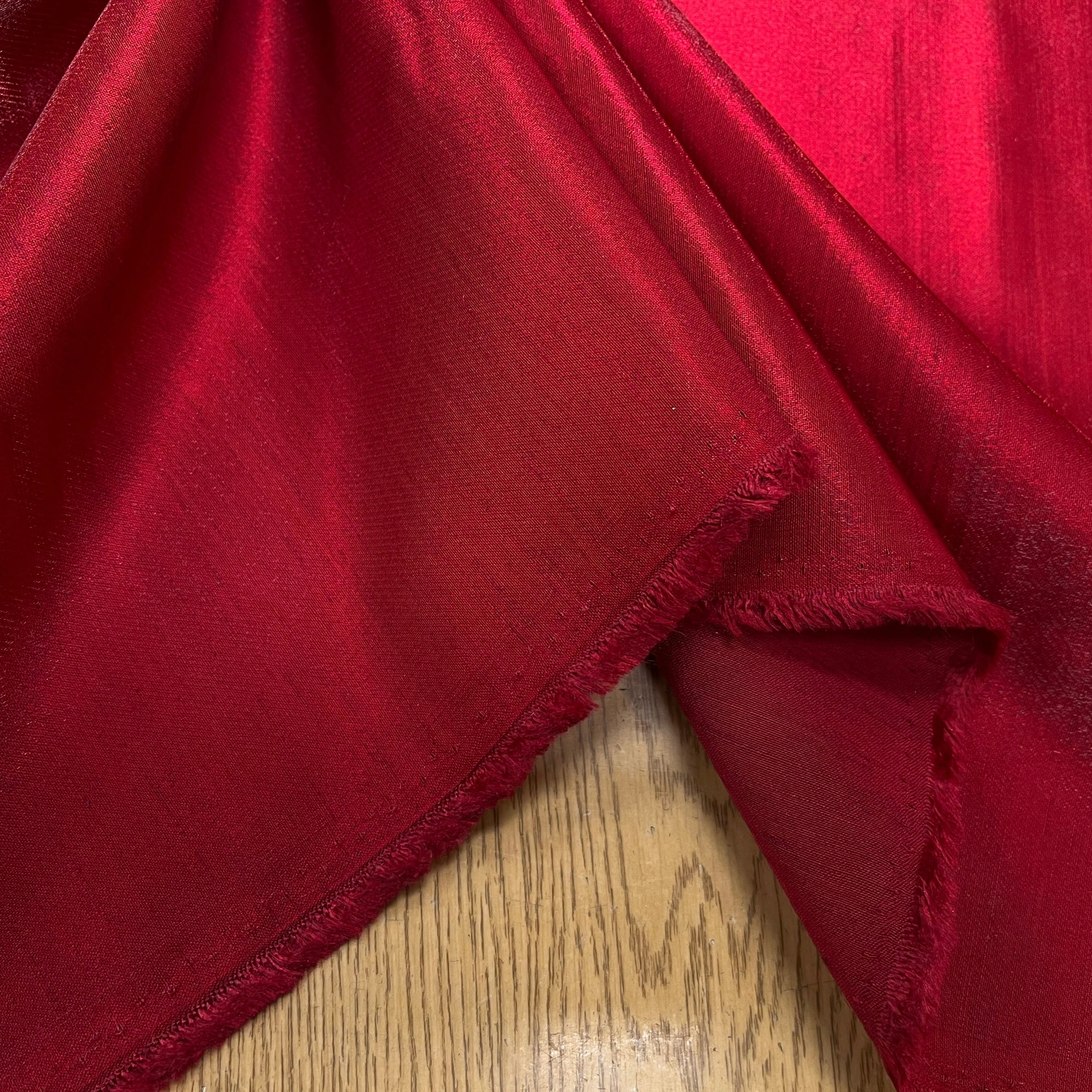 (CHUTE)MOIRÉ VISCOSE ROUGE - My Little Coupon