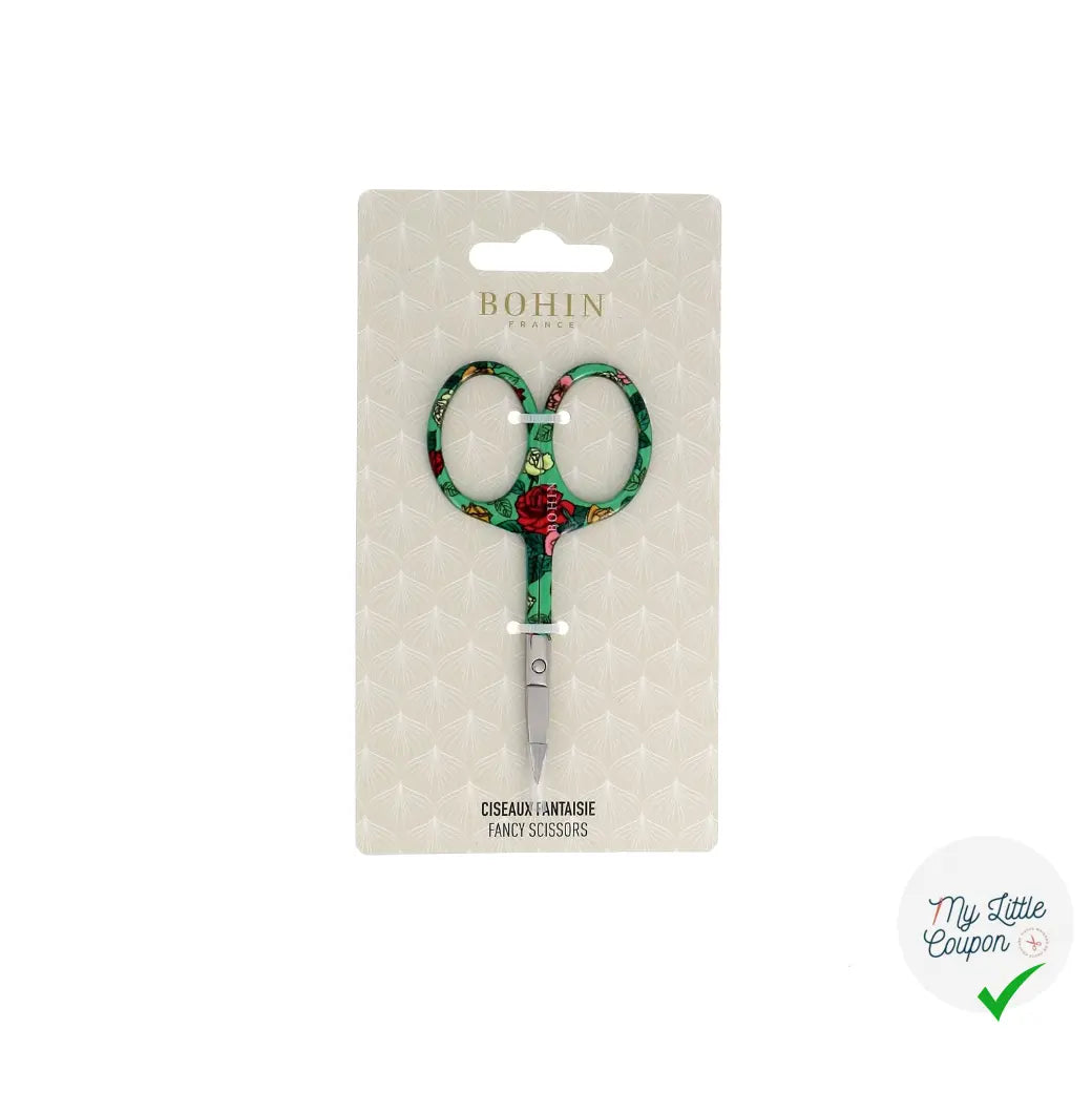 CISEAUX DE BRODERIE COLLECTION BLOSSOM VERT - My Little Coupon