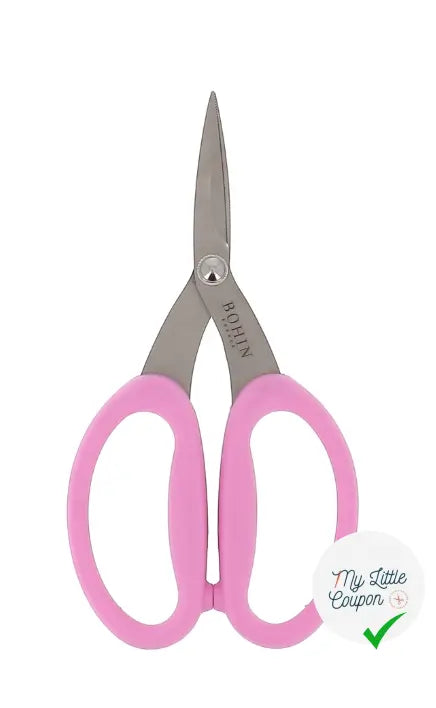 CISEAUX DE PRÉCISION MICRO-DENTÉS ROSE - My Little Coupon