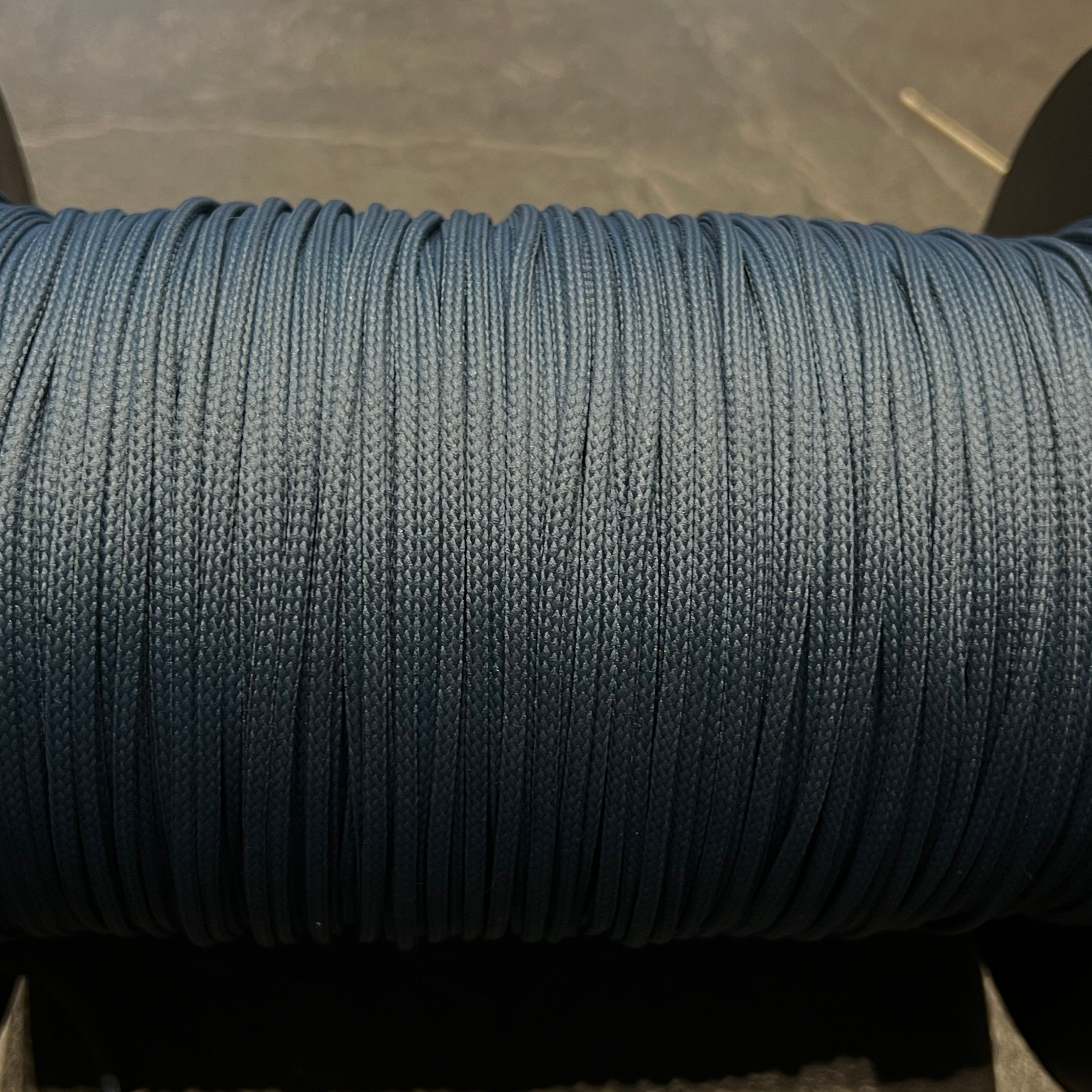 CORDON TRESSÉ ROND BLEU PÉTROLE 4mm - My Little Coupon