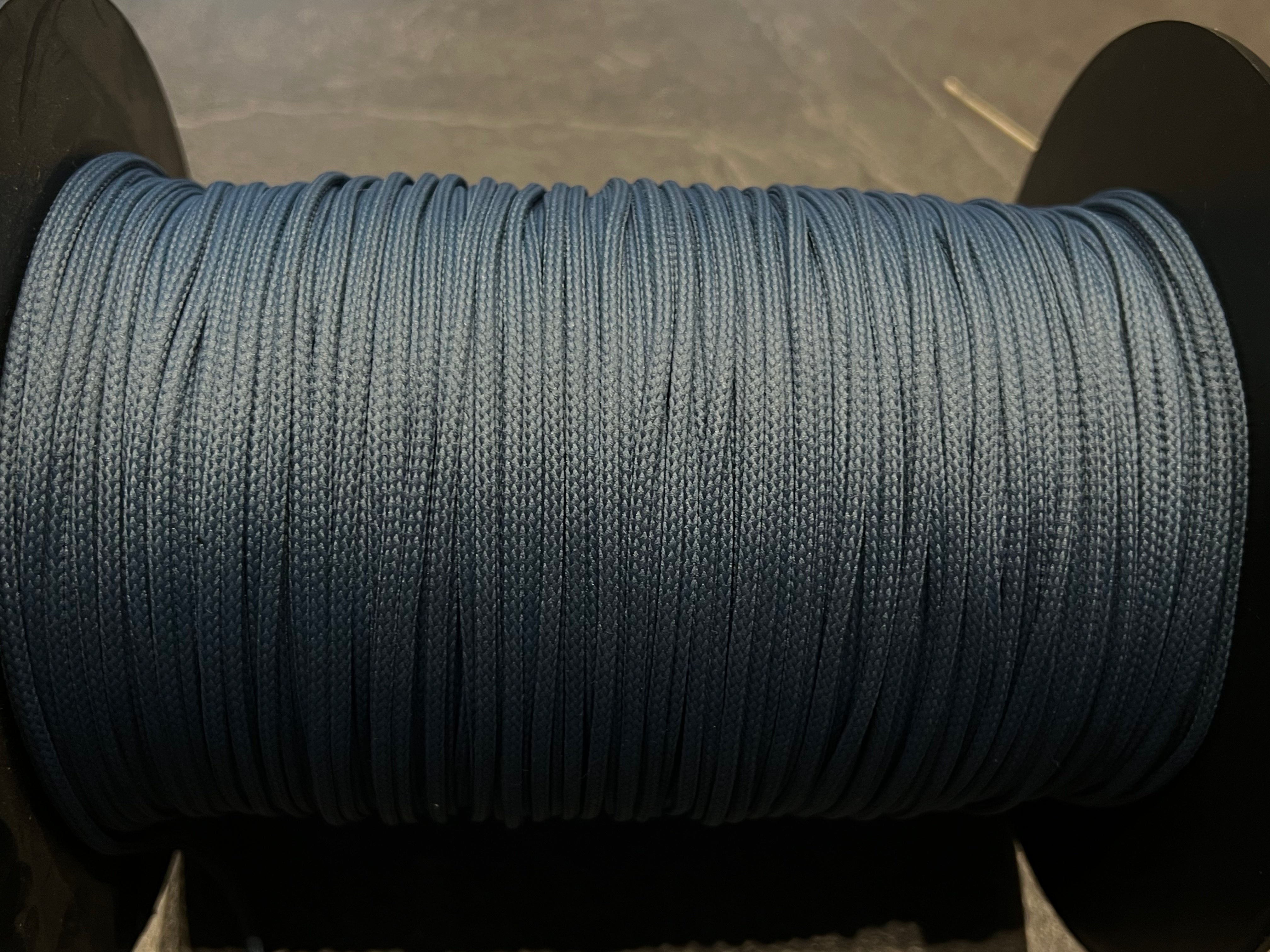CORDON TRESSÉ ROND BLEU PÉTROLE 4mm - My Little Coupon