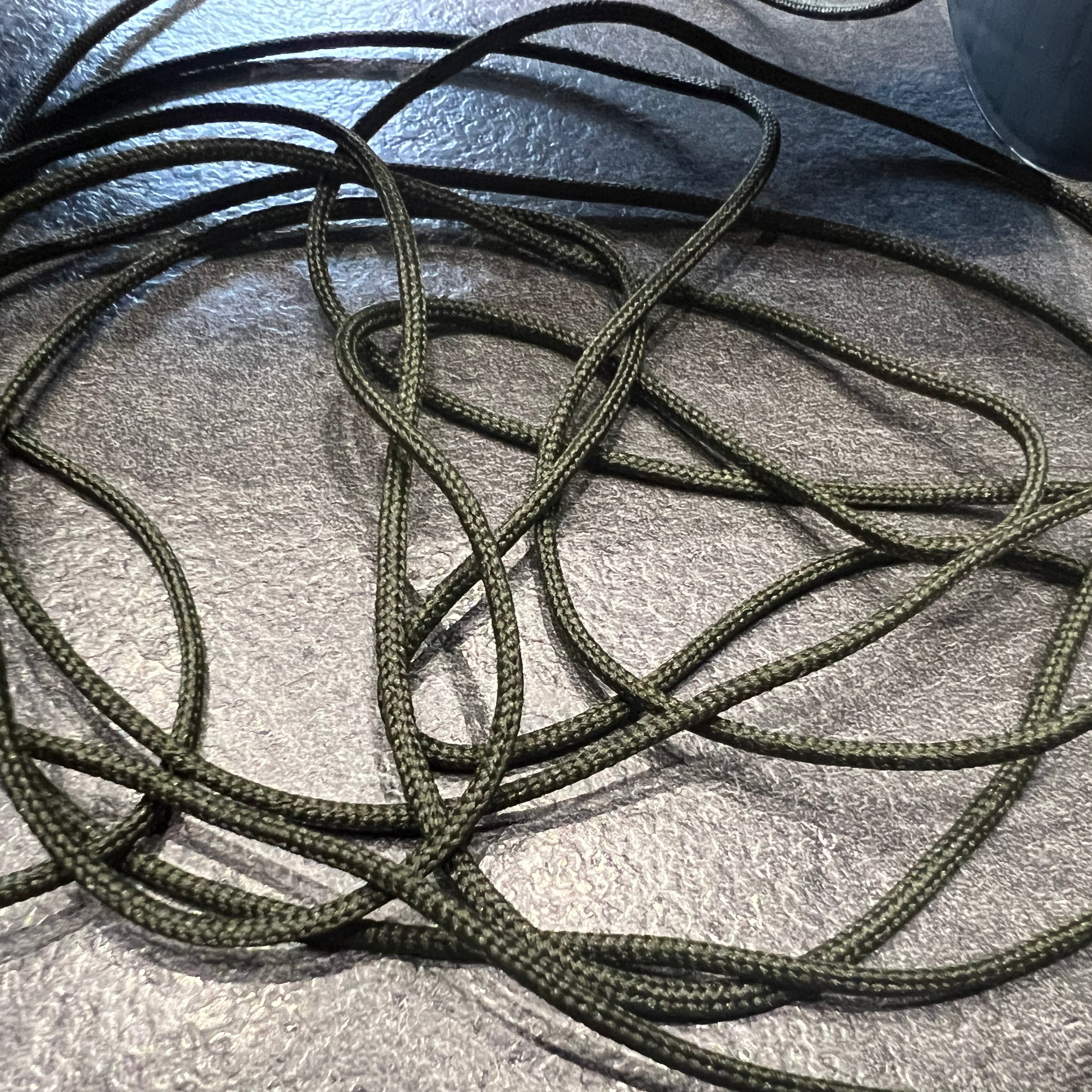 CORDON TRESSÉ ROND VERT FONCÉ 3mm - My Little Coupon