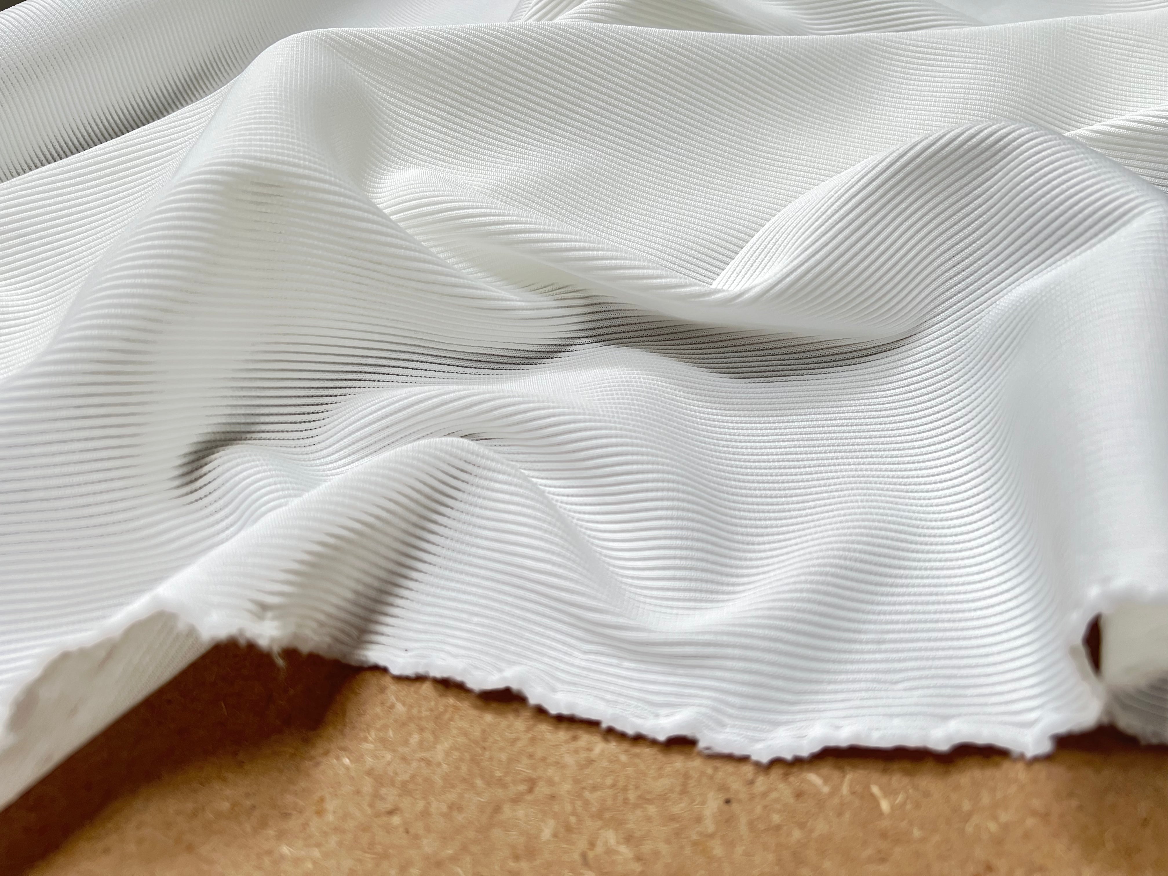 CÔTE 1*1 POLYAMIDE STRETCH BLANC OPTIQUE MLC INTERN