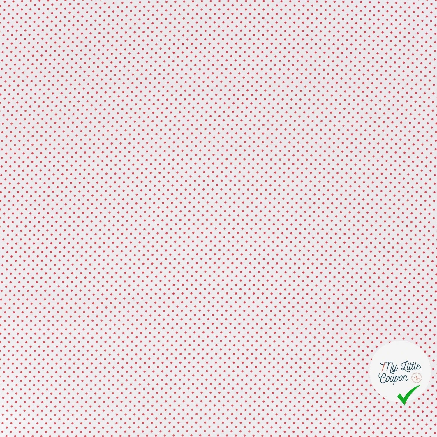 COTON À POIS PETITE TAILLE BLANC - My Little Coupon
