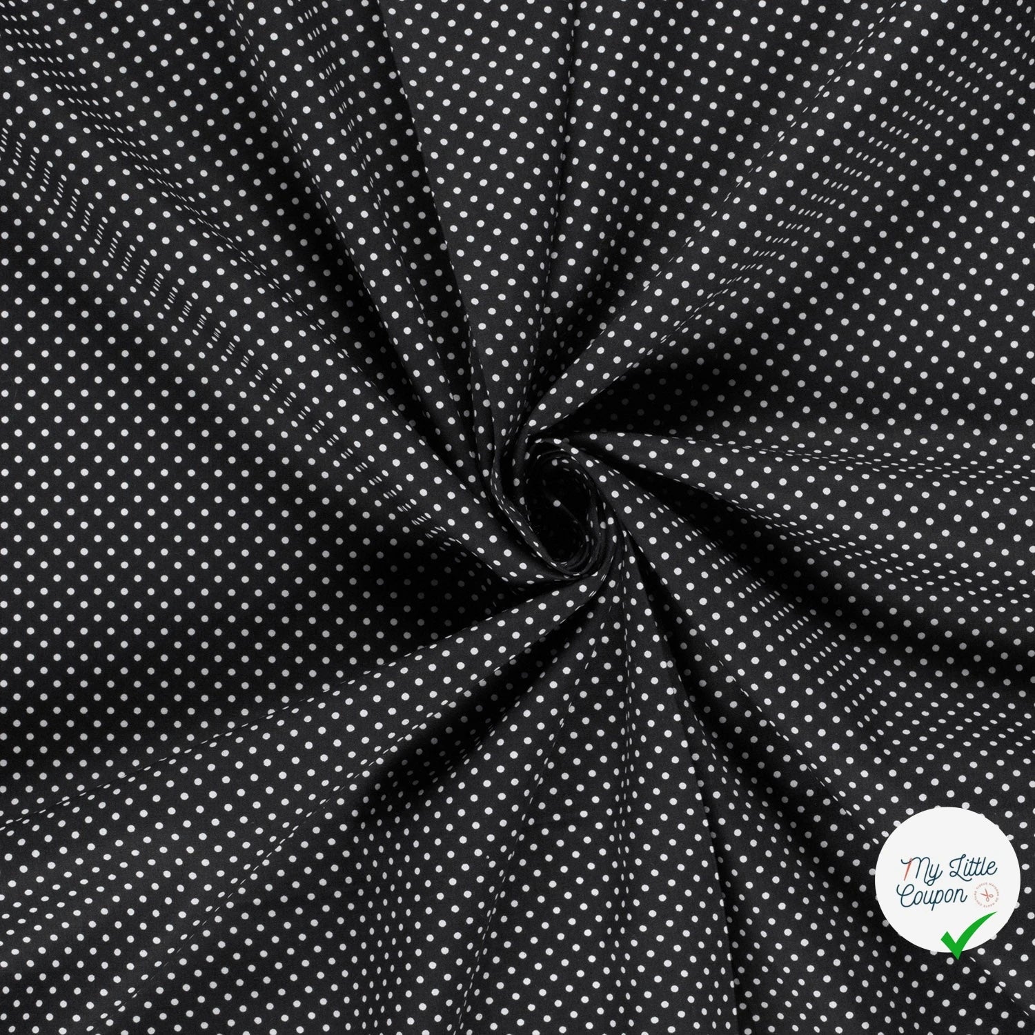 COTON À POIS PETITE TAILLE NOIR - My Little Coupon