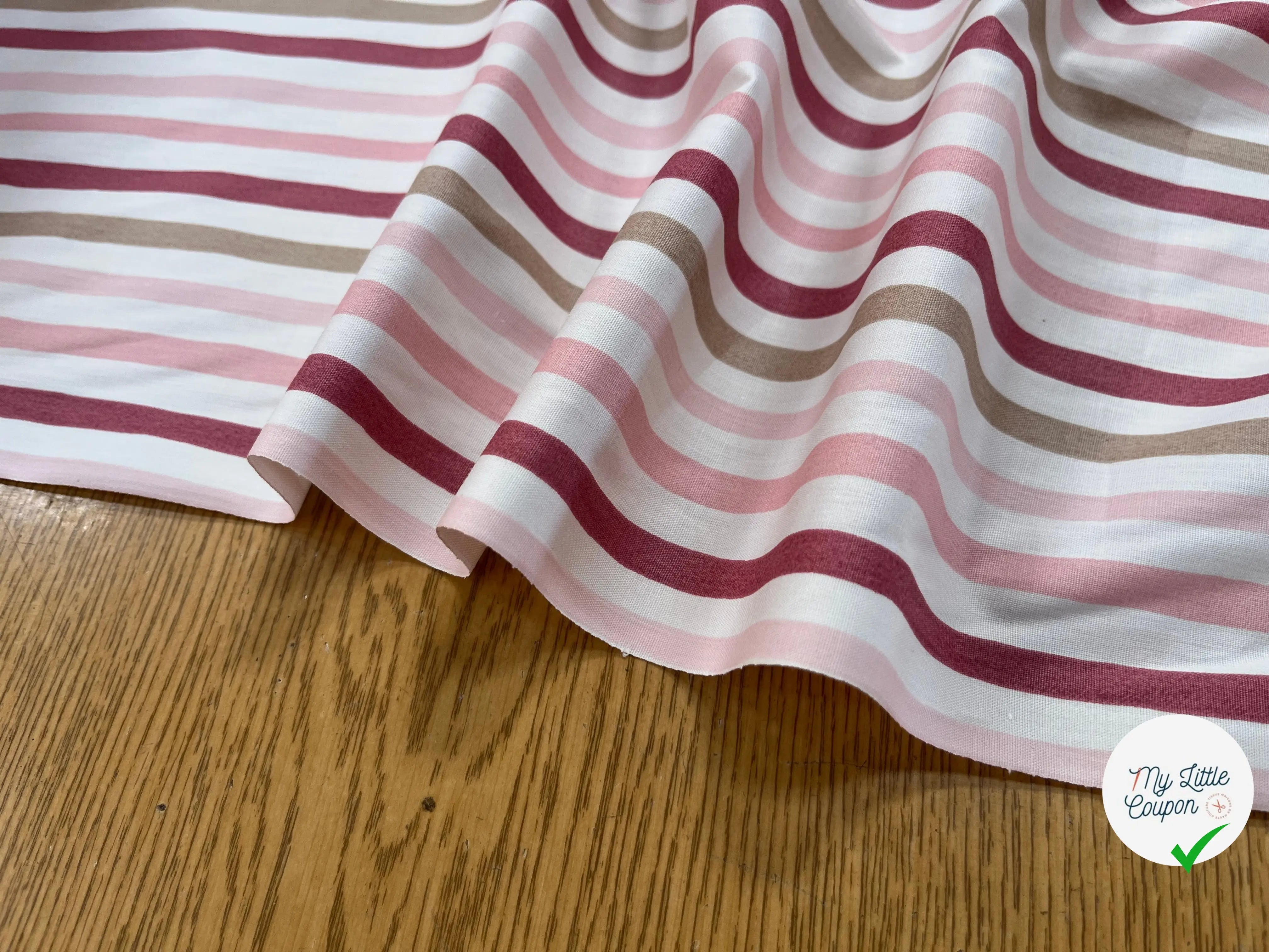 COTON BÉBÉ 120 FILS MOTIF TRANSAT BLANC - My Little Coupon